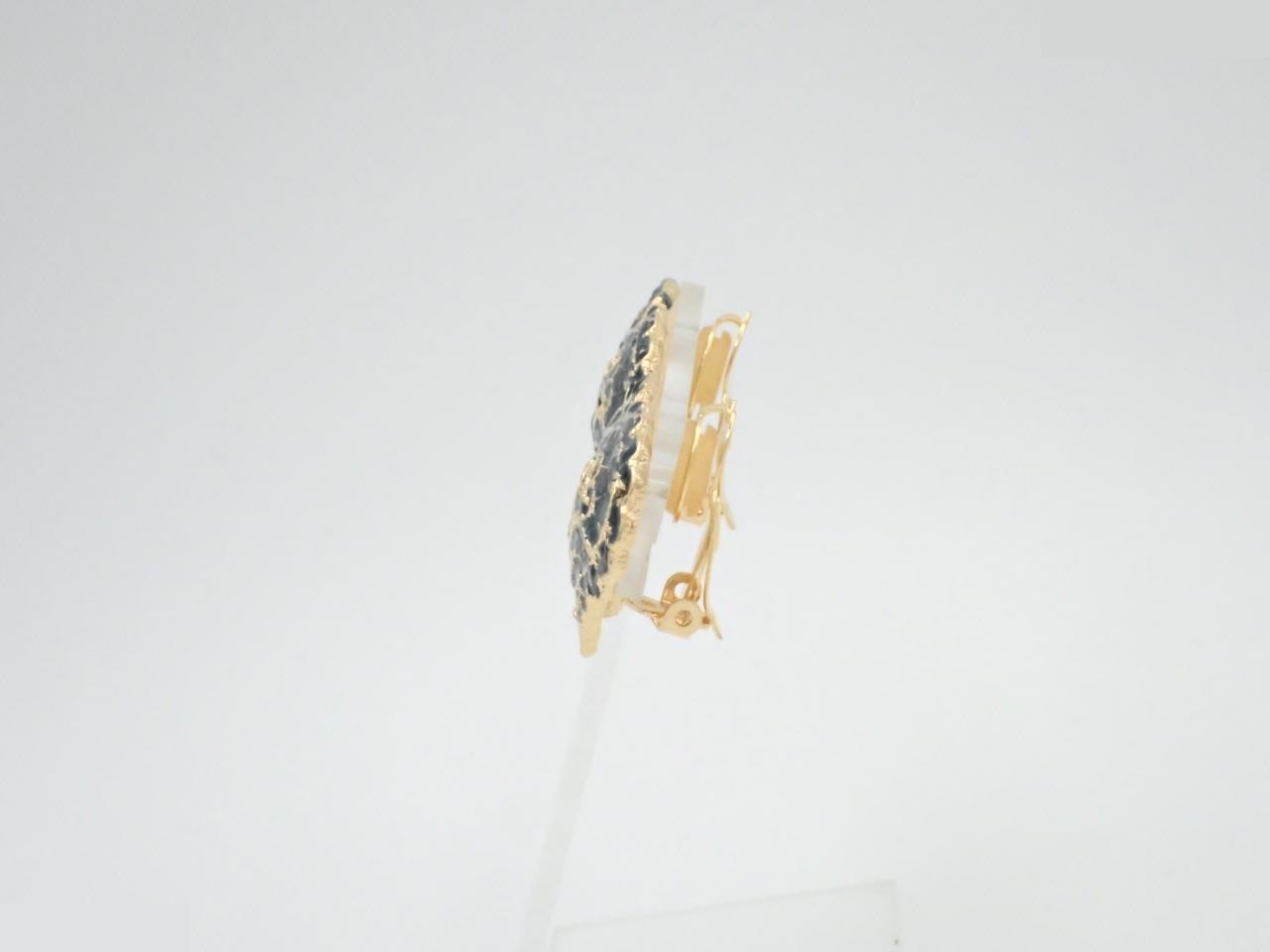 Heart logo earrings — view 3