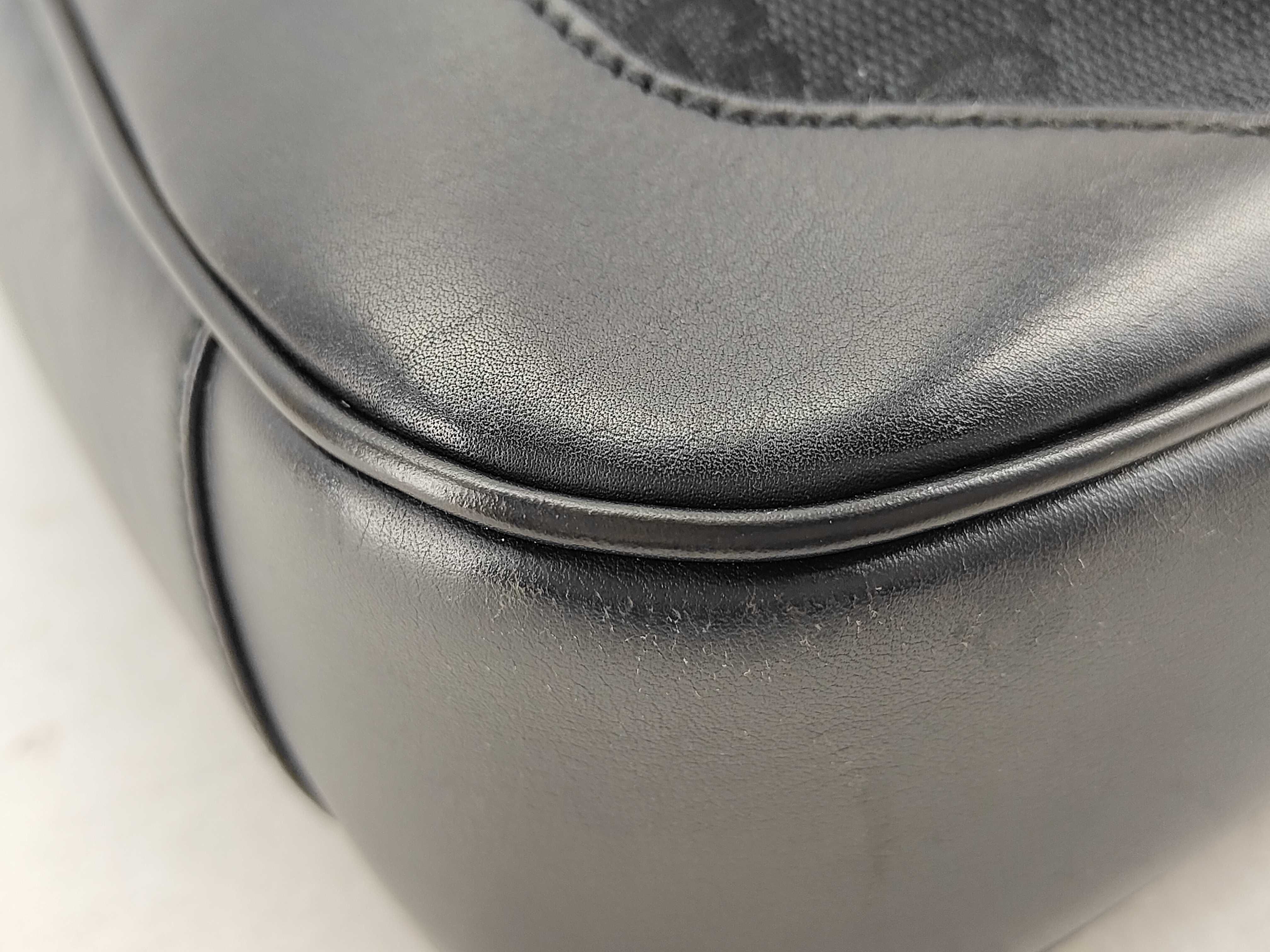 Bamboo Shoulder Bag, Black GG Canvas Tote Bag — view 8