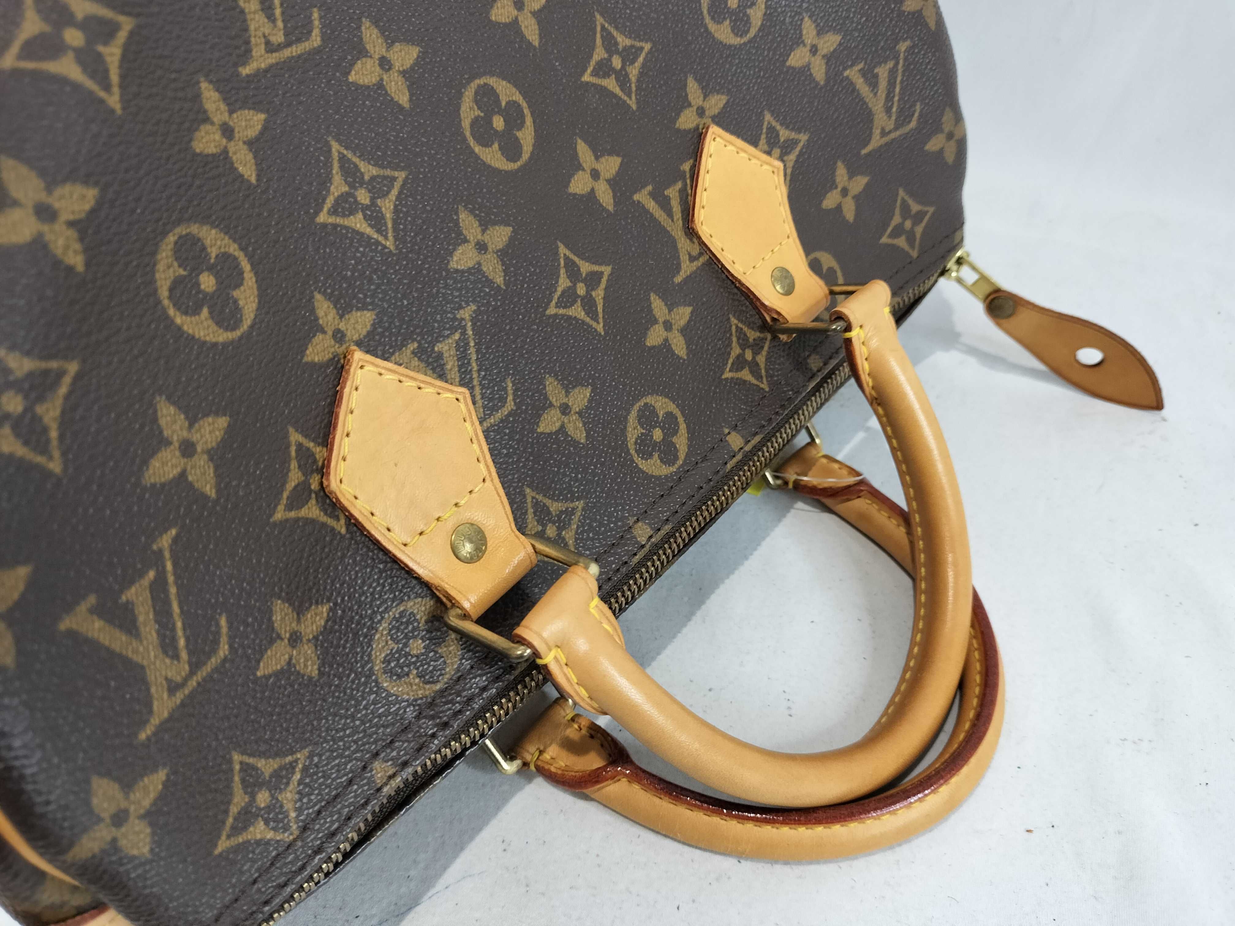 Monogram Speedy 30 Handbag with Padlock — view 3