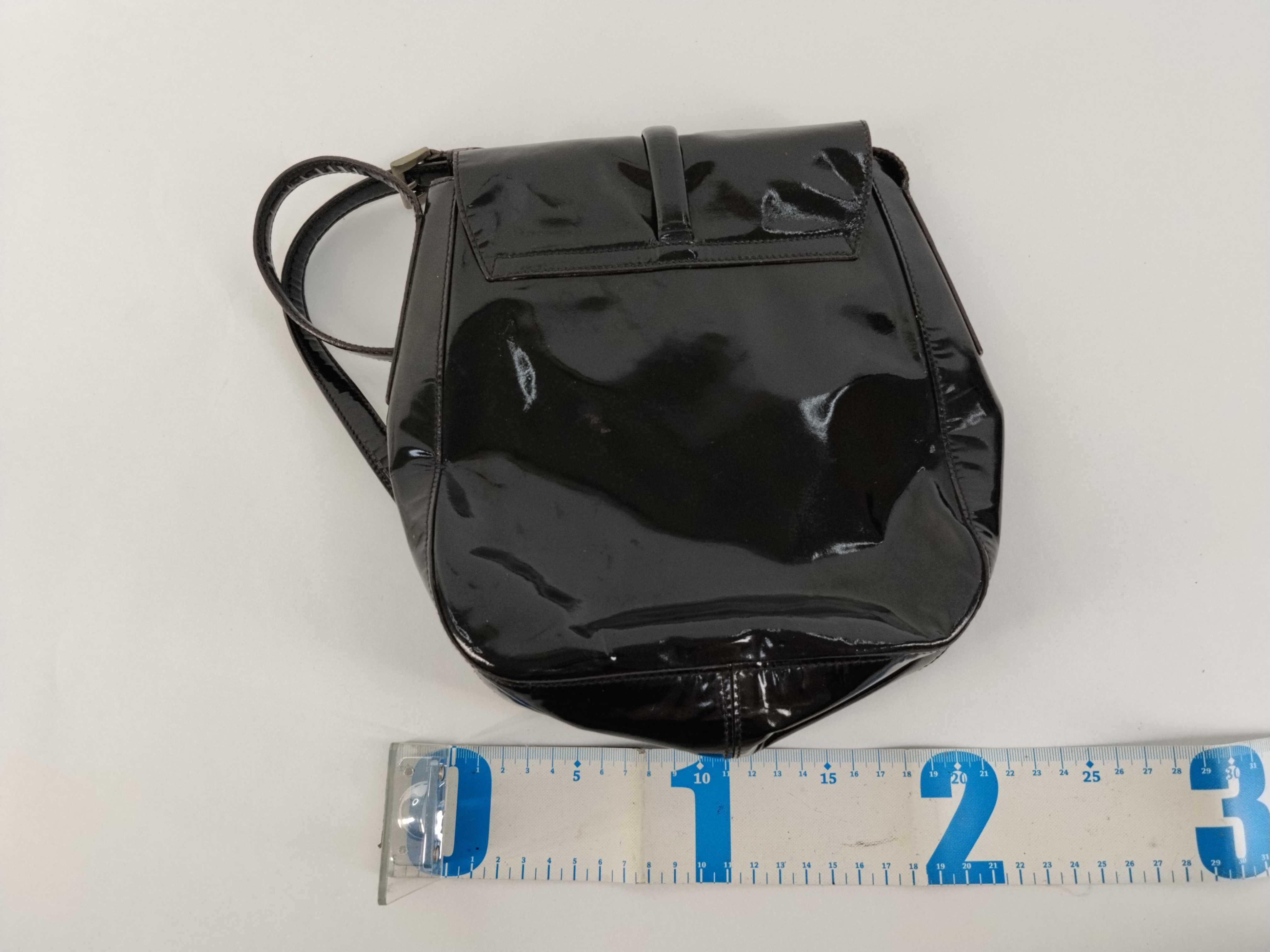Enamel Patent Leather Shoulder Bag — view 2