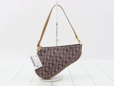 Trotter Saddle Handbag Pouch Brown