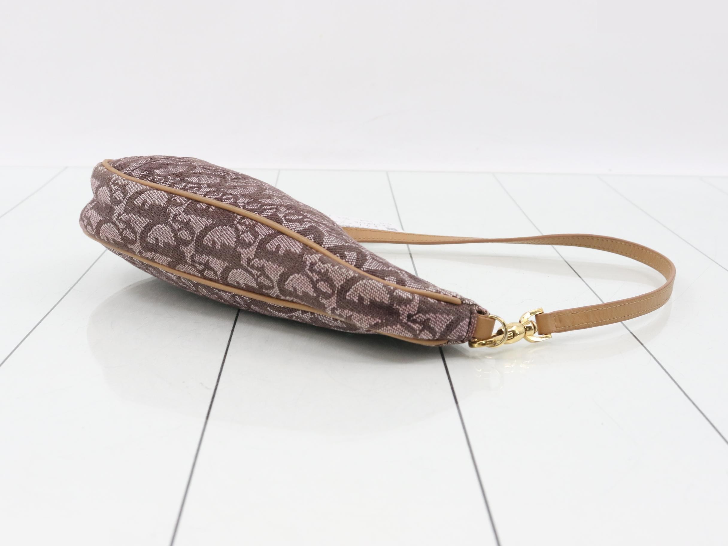 Trotter Saddle Handbag Pouch Brown — view 6