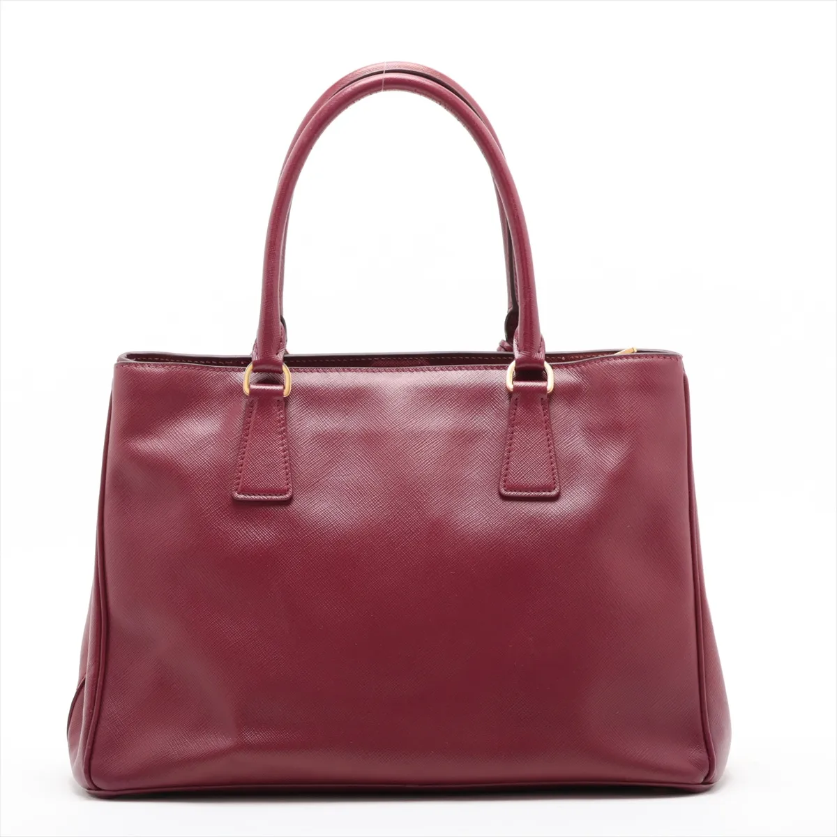 Saffiano Lux Galleria Leather 2-Way Handbag, Bordeaux — view 2