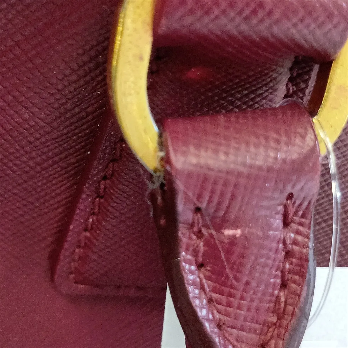 Saffiano Lux Galleria Leather 2-Way Handbag, Bordeaux — view 15