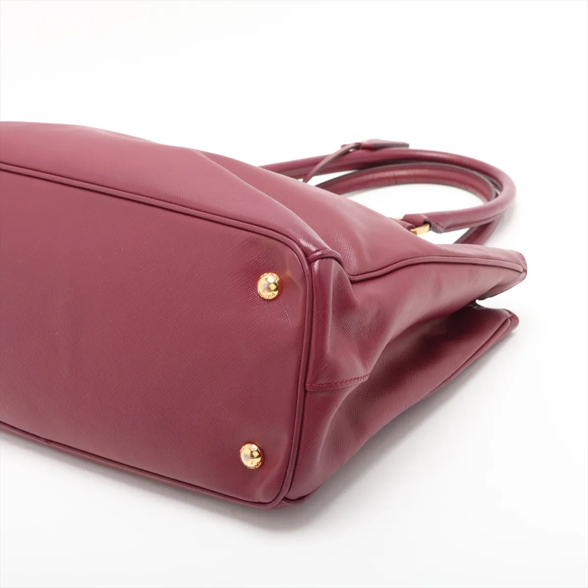 Saffiano Lux Galleria Leather 2-Way Handbag, Bordeaux — view 3