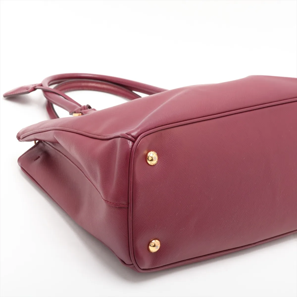 Saffiano Lux Galleria Leather 2-Way Handbag, Bordeaux — view 4