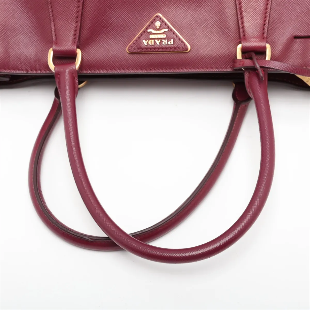 Saffiano Lux Galleria Leather 2-Way Handbag, Bordeaux — view 5