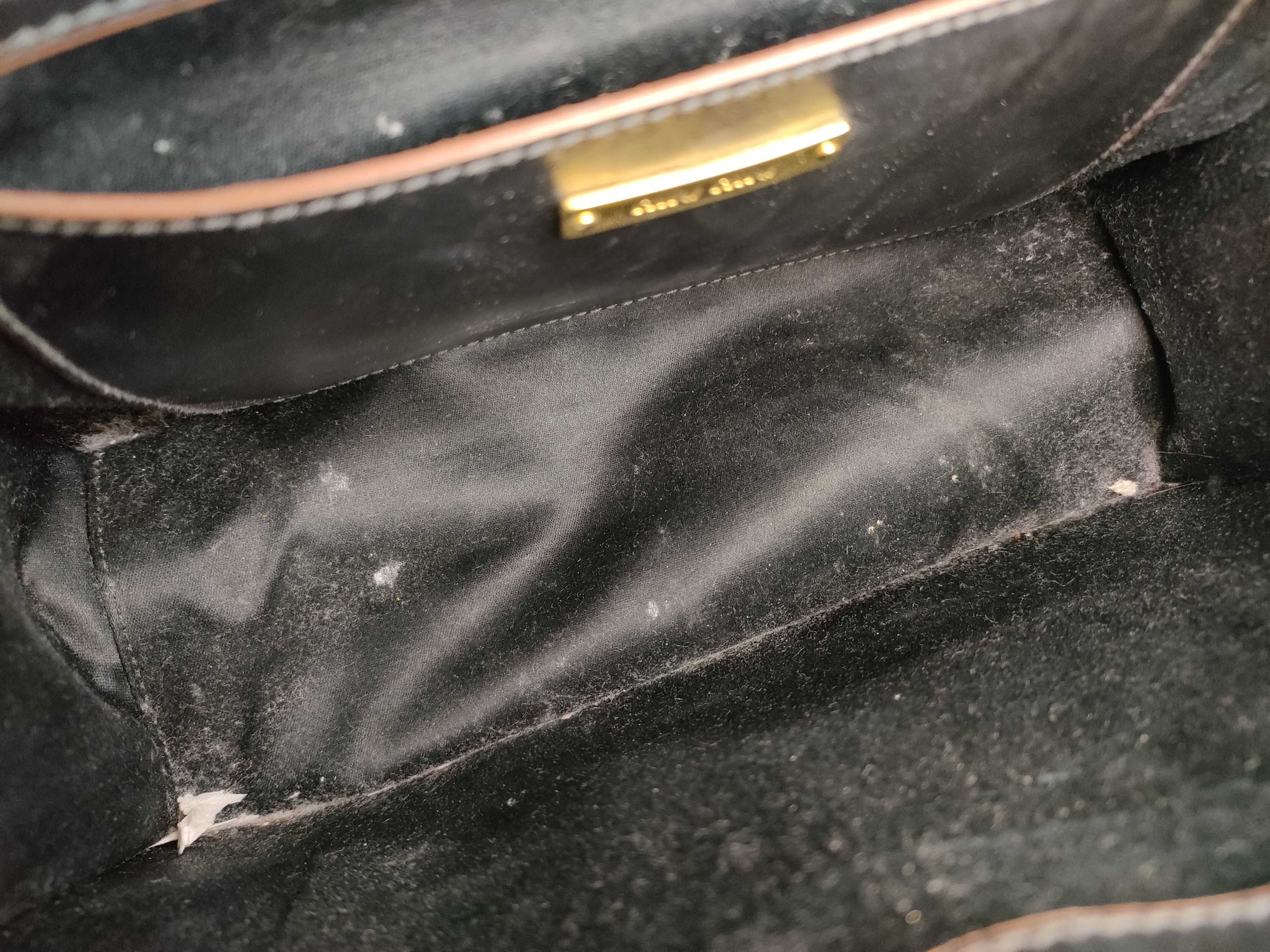 DU- Leather Shoulder Bag Black Handbag — view 11