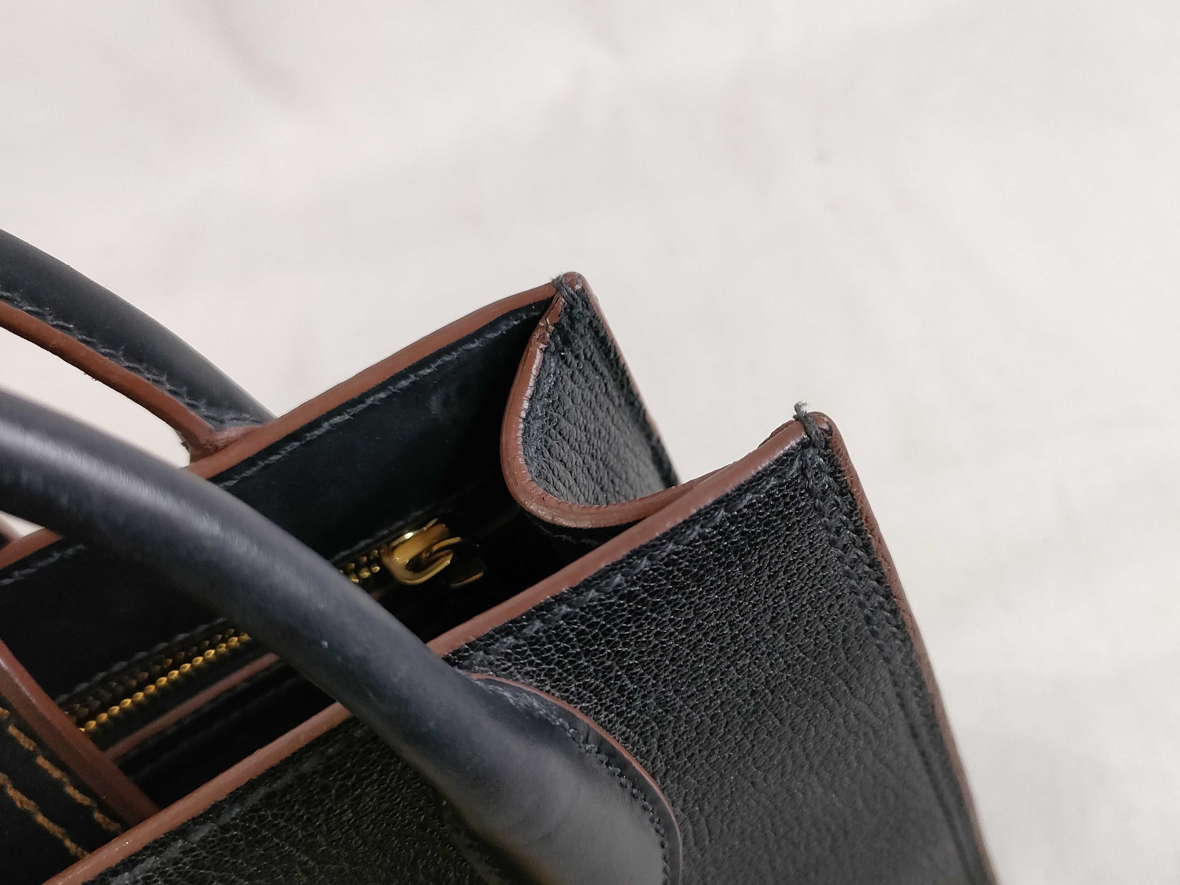DU- Leather Shoulder Bag Black Handbag — view 15