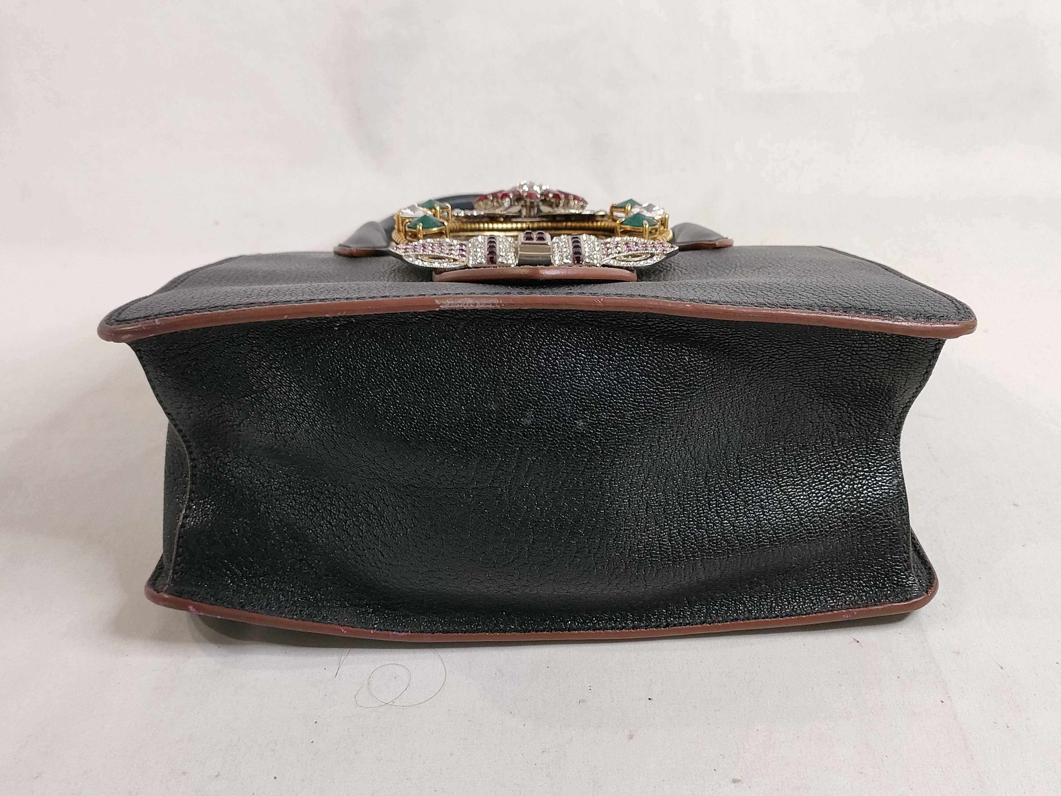 DU- Leather Shoulder Bag Black Handbag — view 8