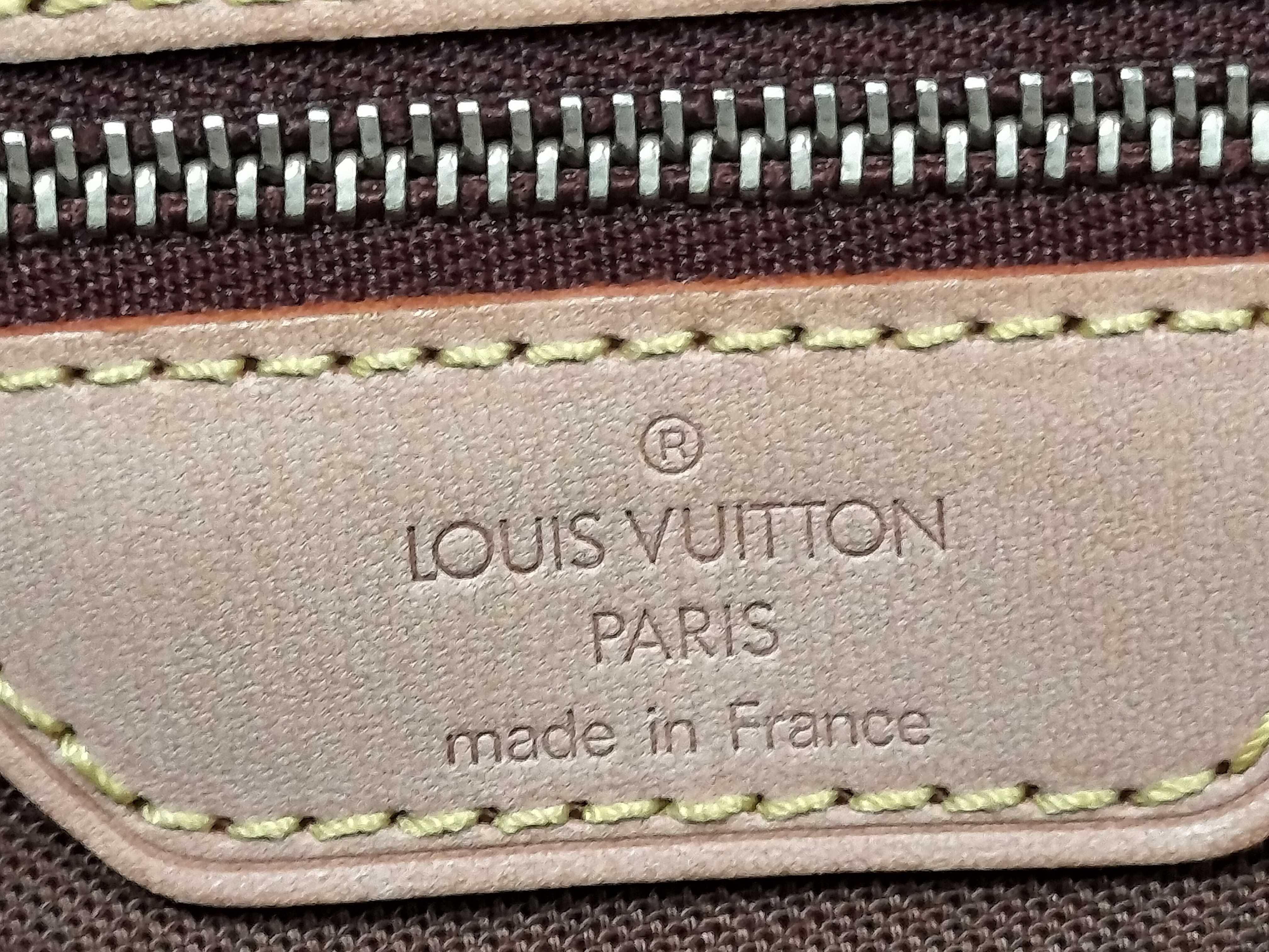 Monogram Cabas Mezzo M51151 TH0012 Brown Tote Bag — view 13
