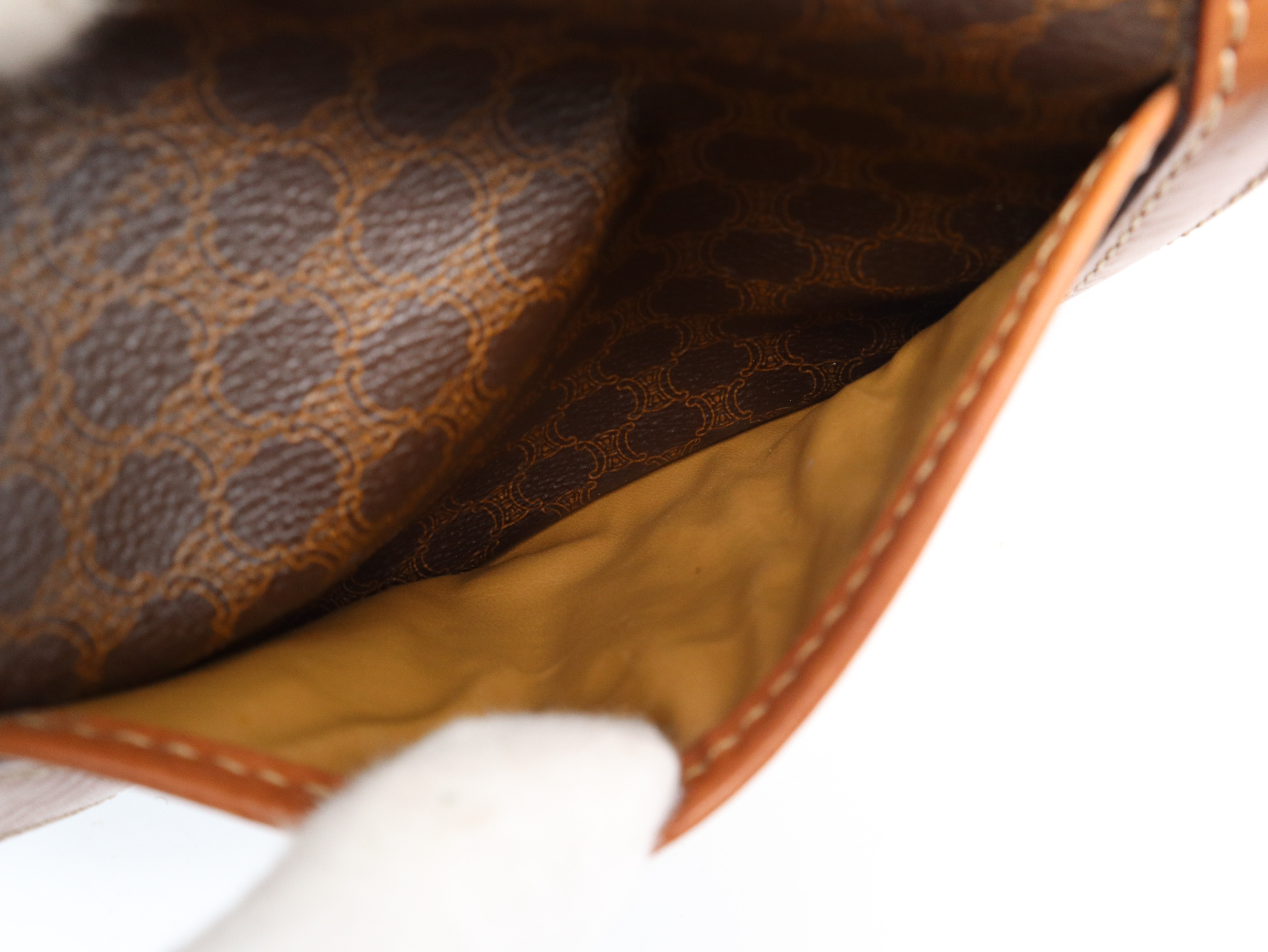 Macadam Boston Bag, Leather, Brown Boston Bag — view 14