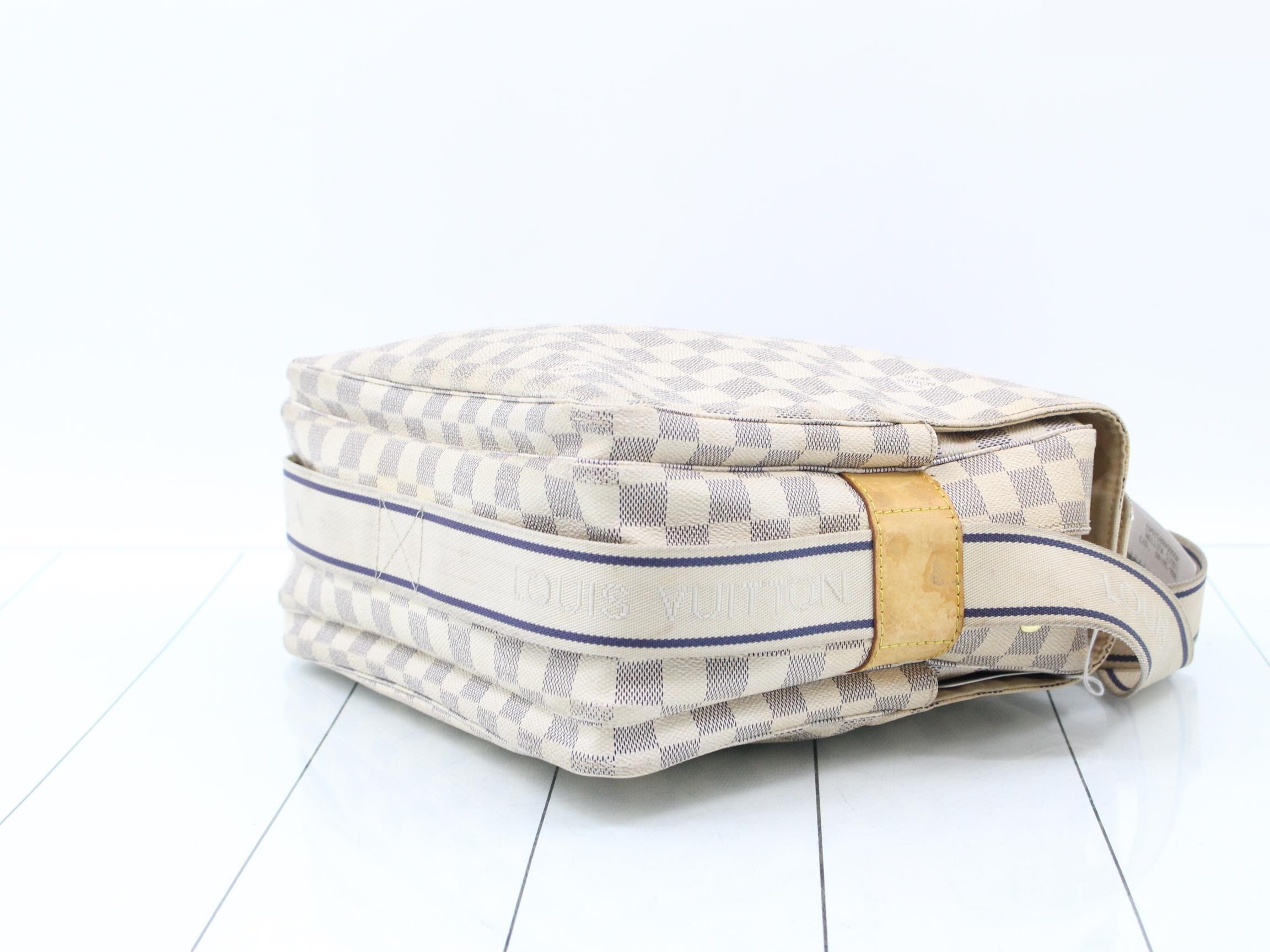 Damier Azur Naviglio Shoulder Bag — view 6