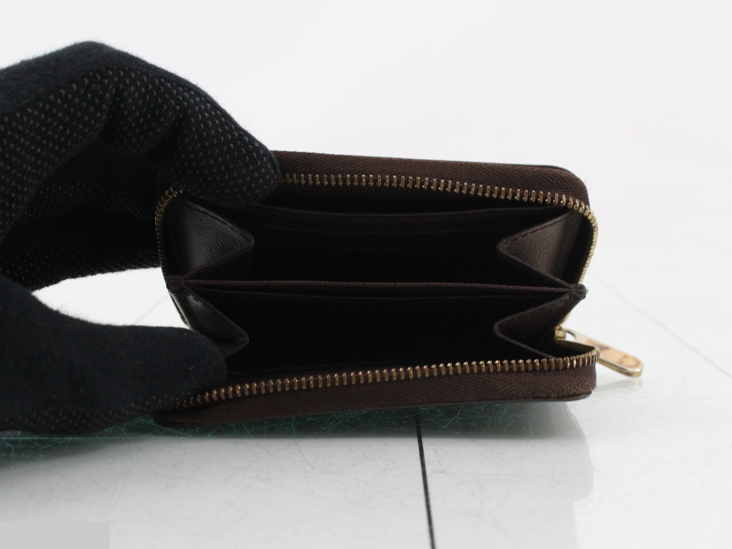 Zippy Coin Purse, Brown — view 4