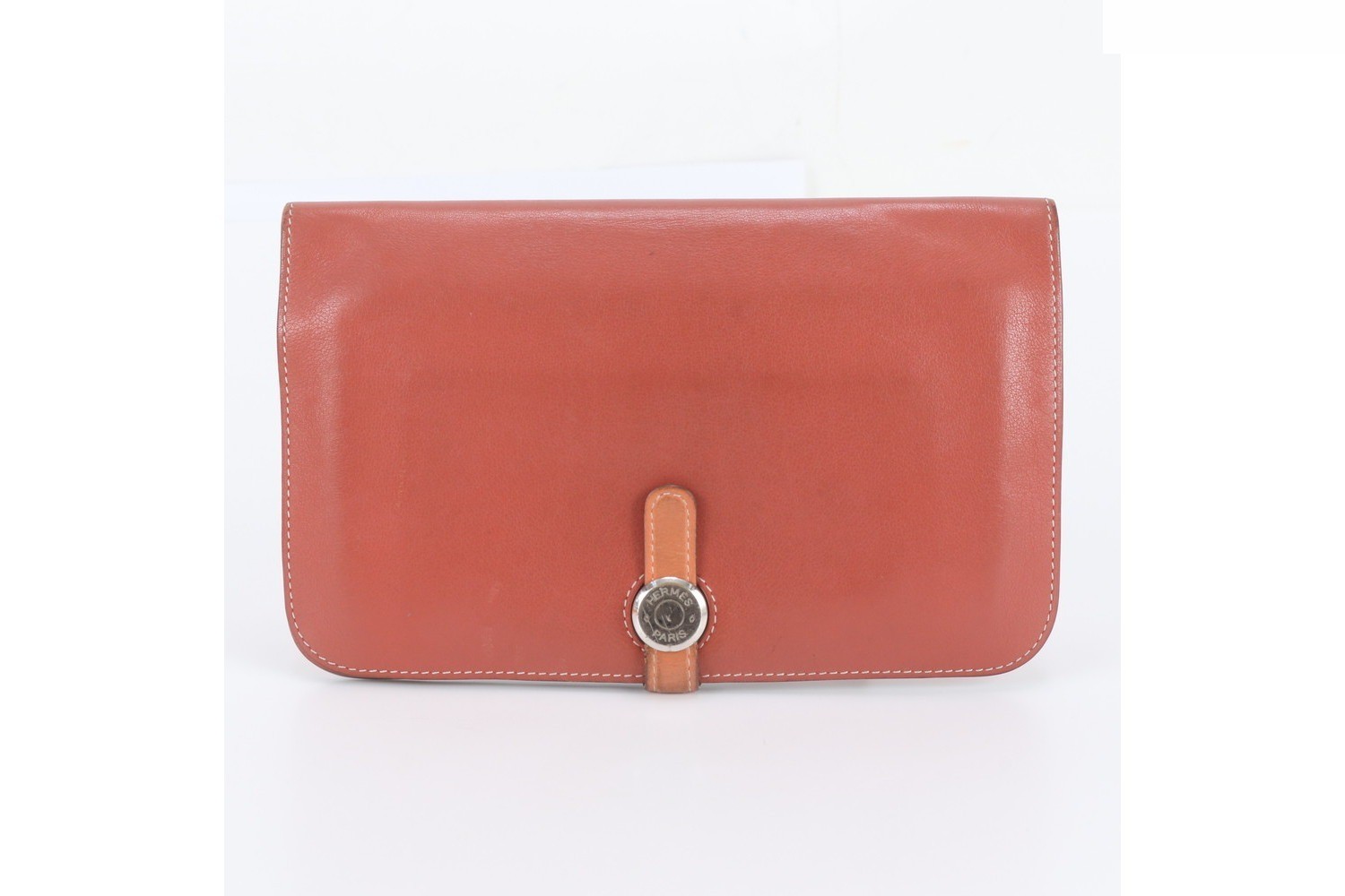 Q Stamped Dogon GM Duo Leather Long Wallet — view 2