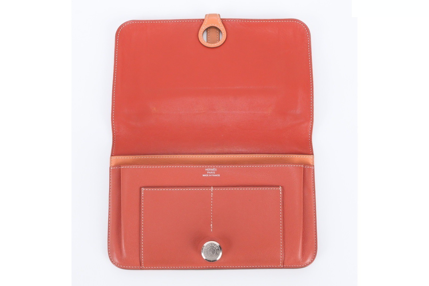 Q Stamped Dogon GM Duo Leather Long Wallet — view 7