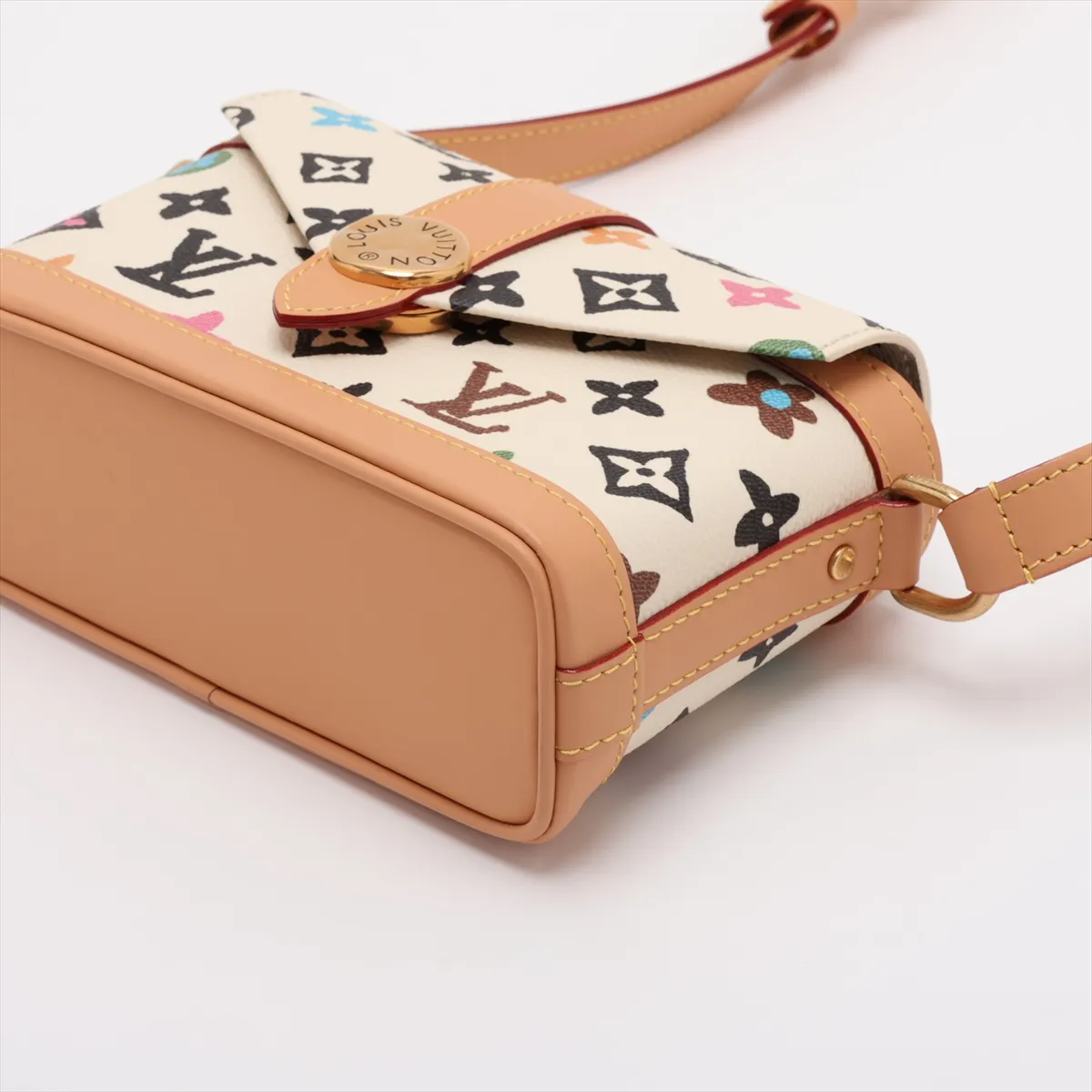Multicolor Envelope Wearable Wallet M83346 Ivory (RFID detected) — view 3