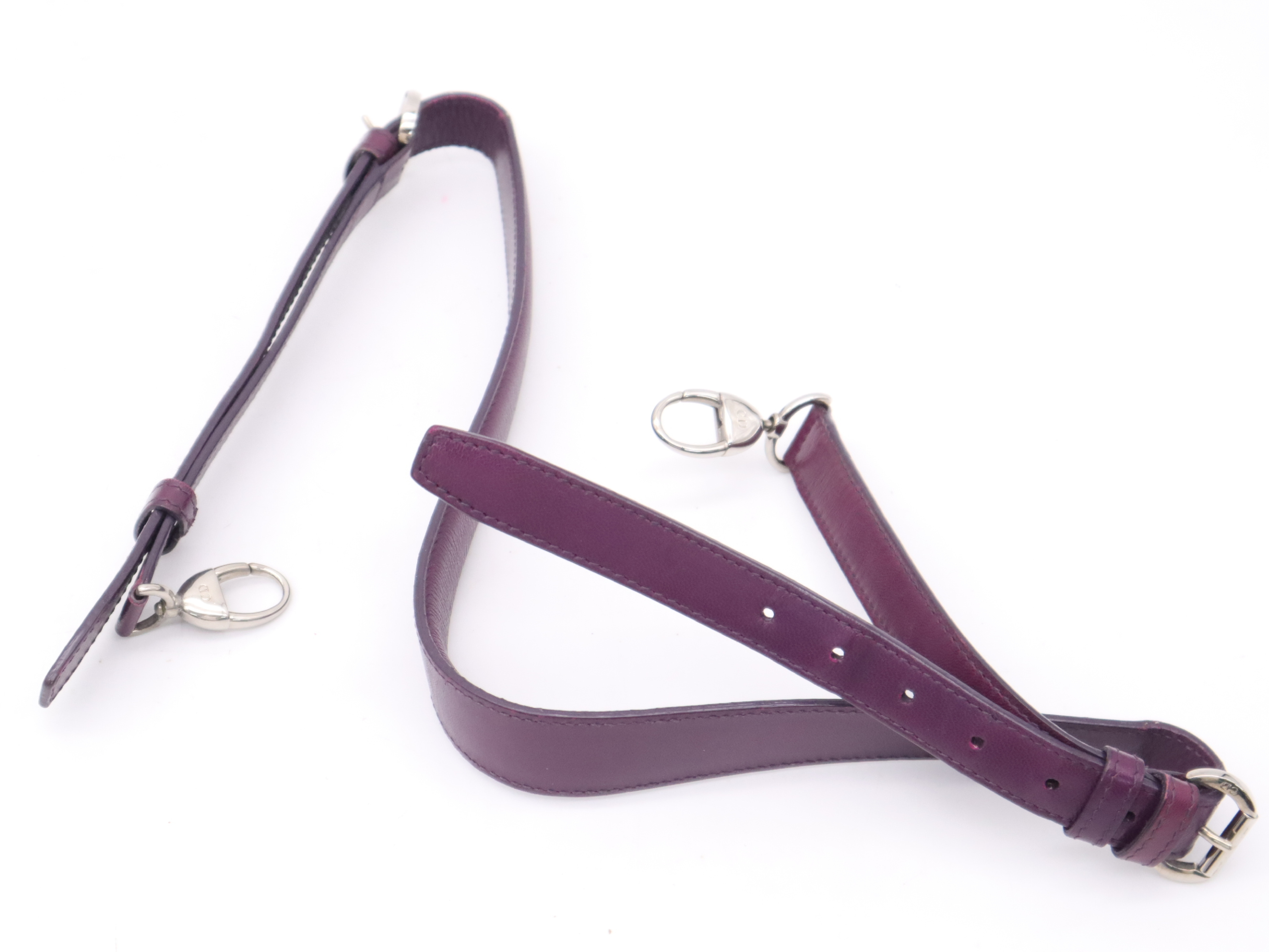 Leather Granville 2-way Bag, Purple, Silver Hardware, with Shoulder Strap, Handbag — view 14