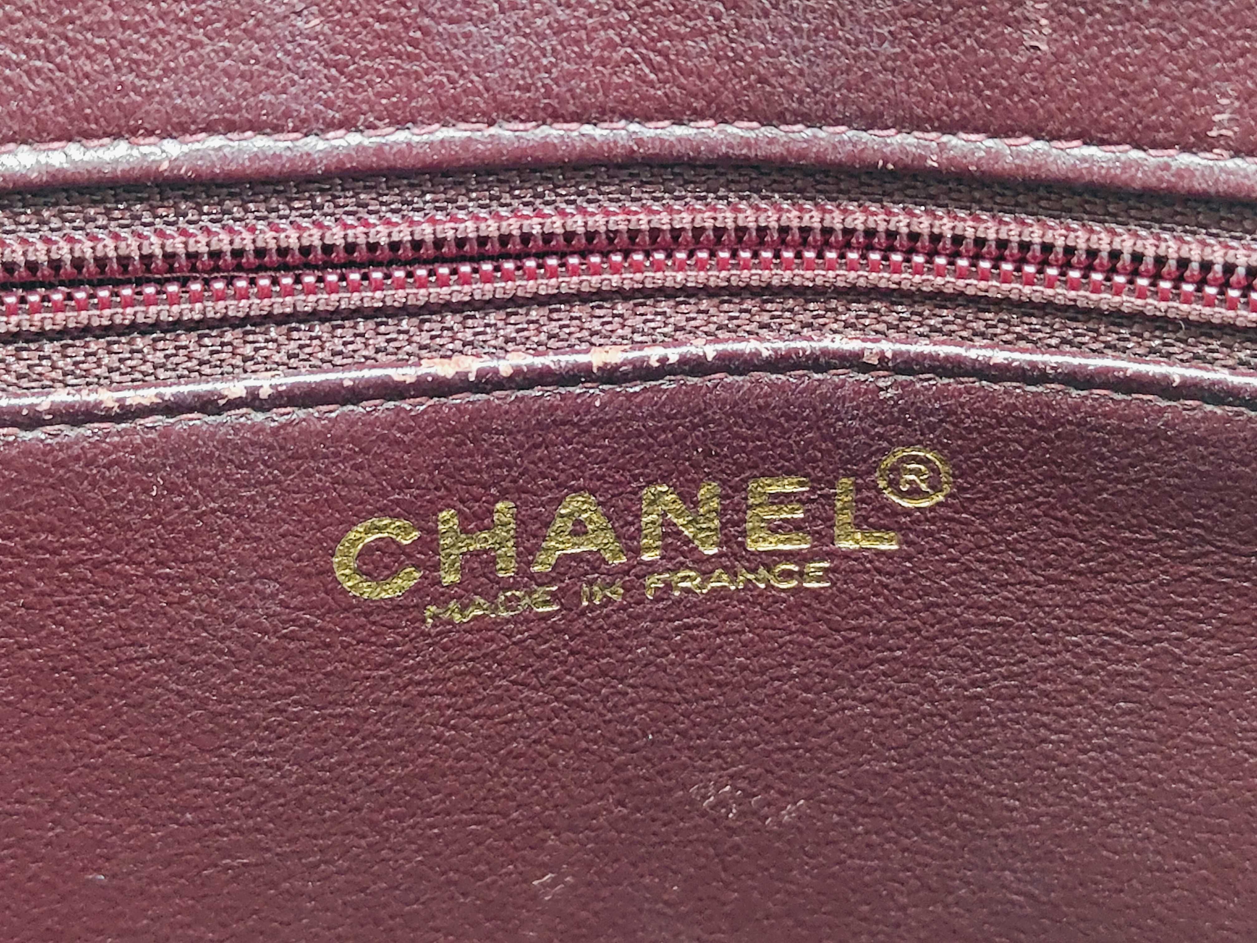 Reissue Tote Bag, Caviar Leather, Bordeaux, Gold Hardware, 7785959 Tote Bag — view 10