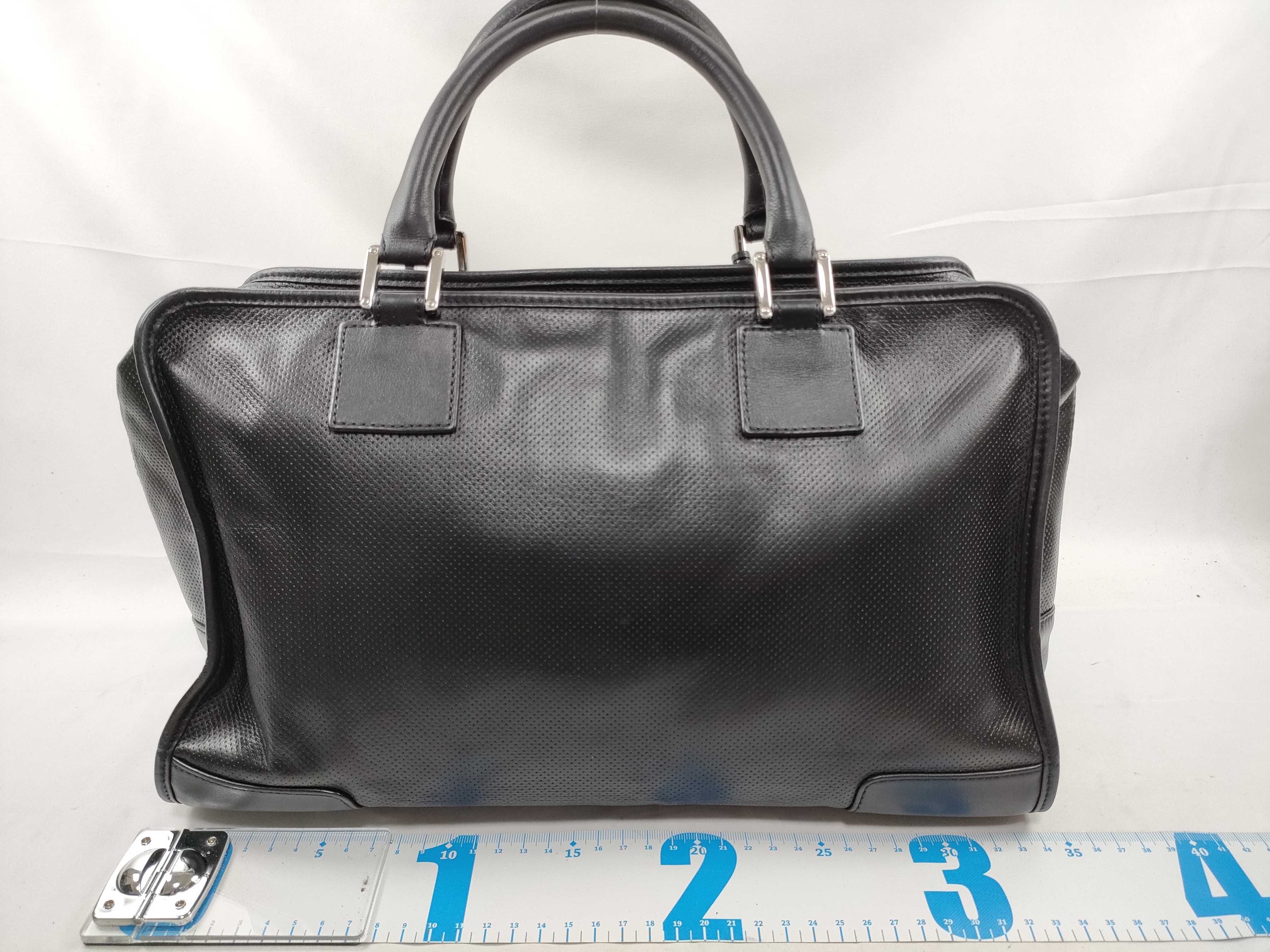 Mini Boston Handbag Leather — view 2