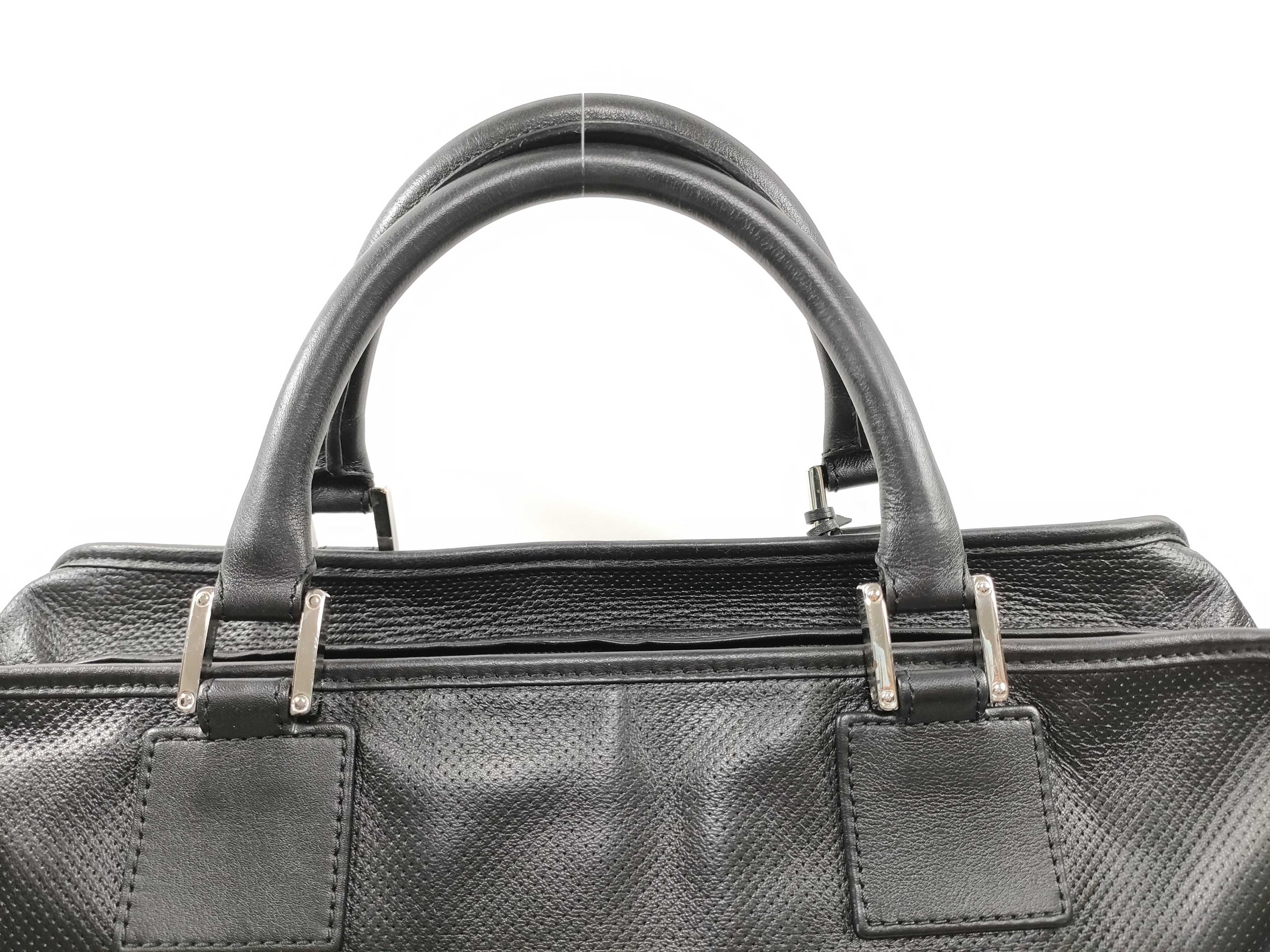 Mini Boston Handbag Leather — view 3