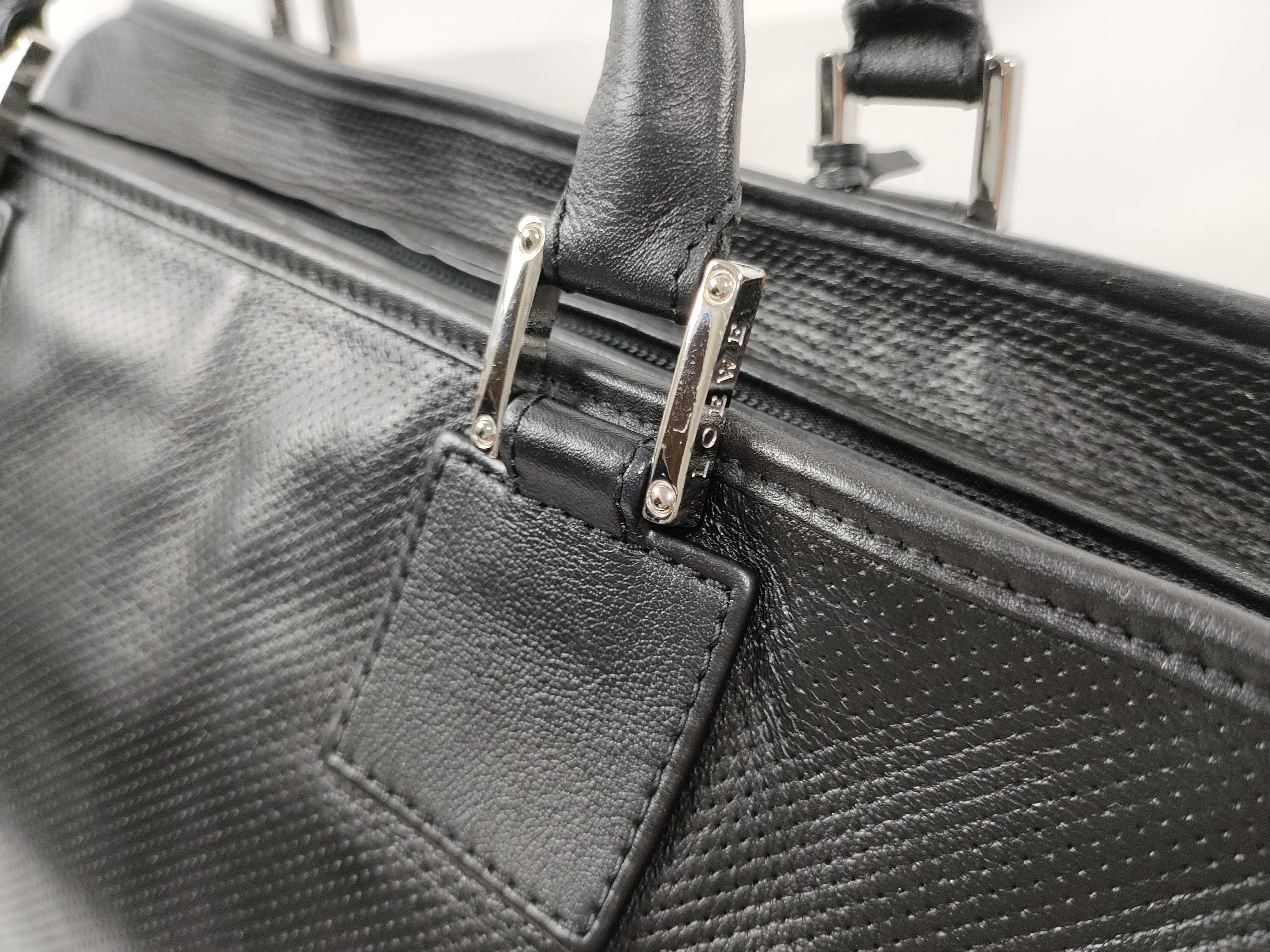 Mini Boston Handbag Leather — view 4