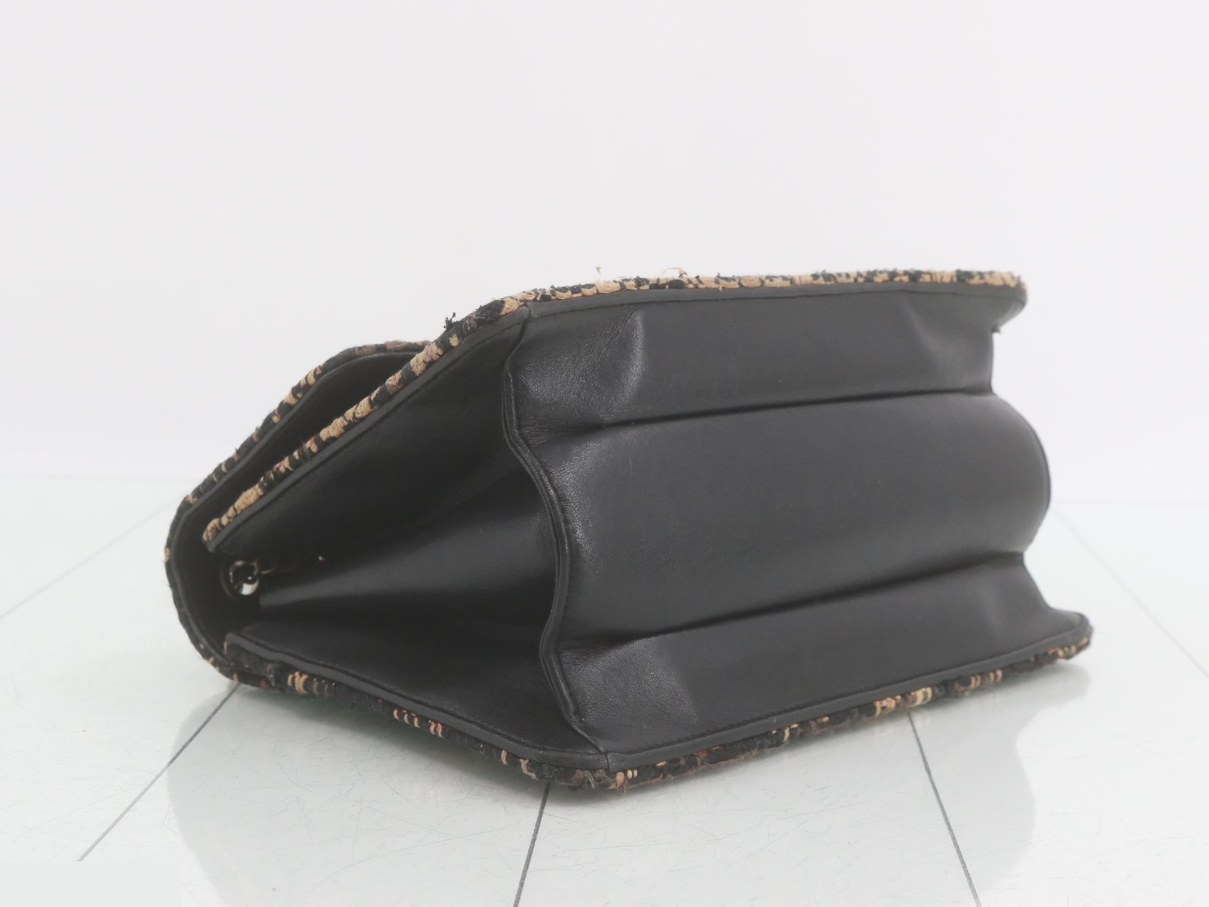 Matelassé Tweed Chain Shoulder Bag — view 5