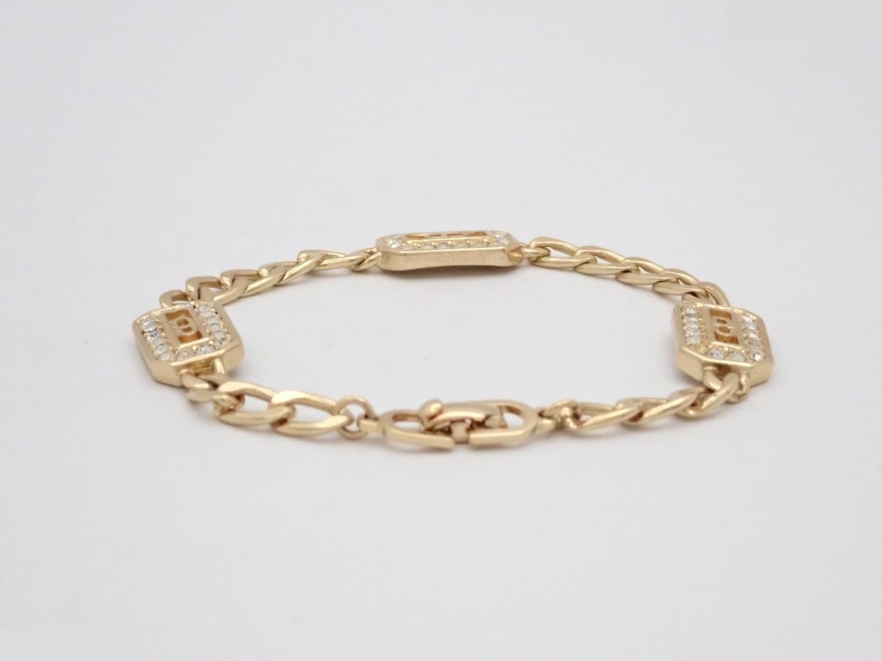 Rhinestone bracelet, wrist circumference approximately 17cm — view 2