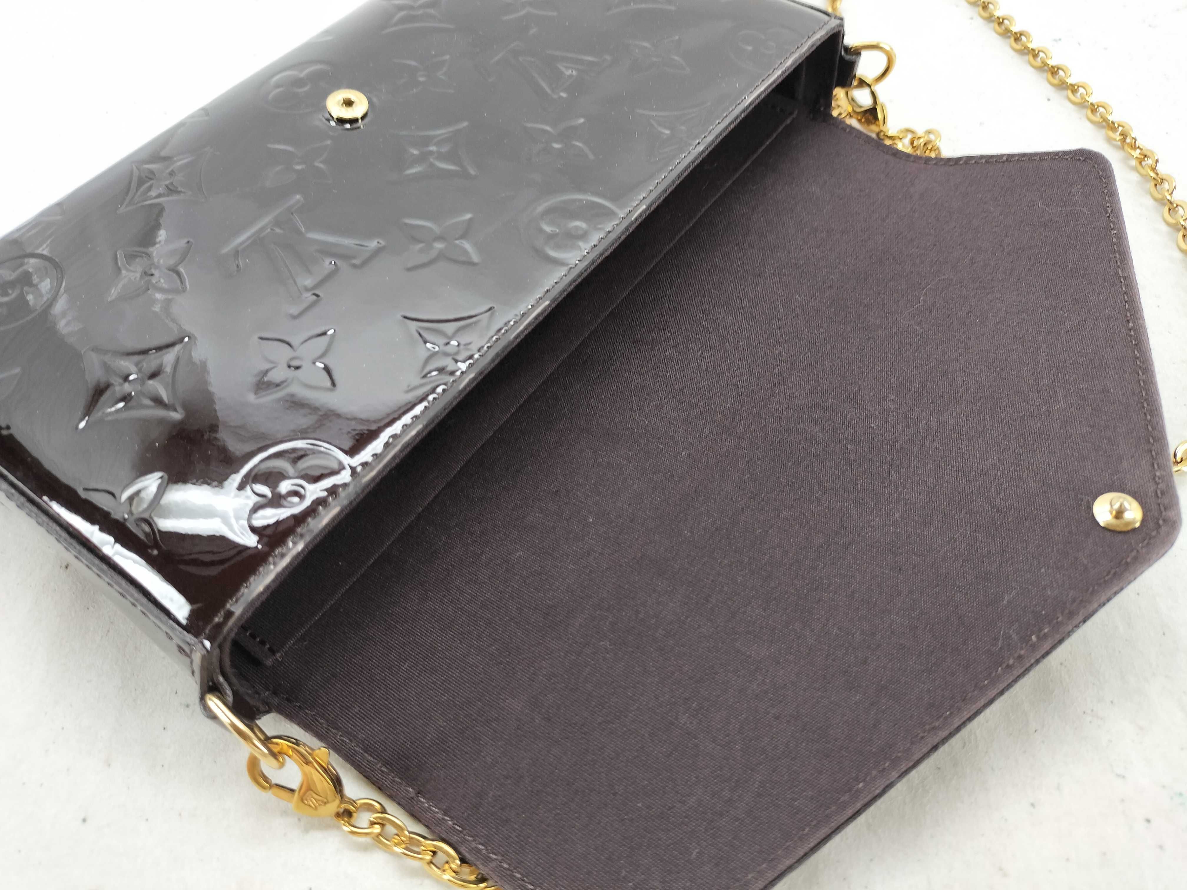 Vernis Louis Vuitton Vernis Amarant Pochette Félicie Shoulder Bag M61267 TJ0187 Shoulder Bag — view 8