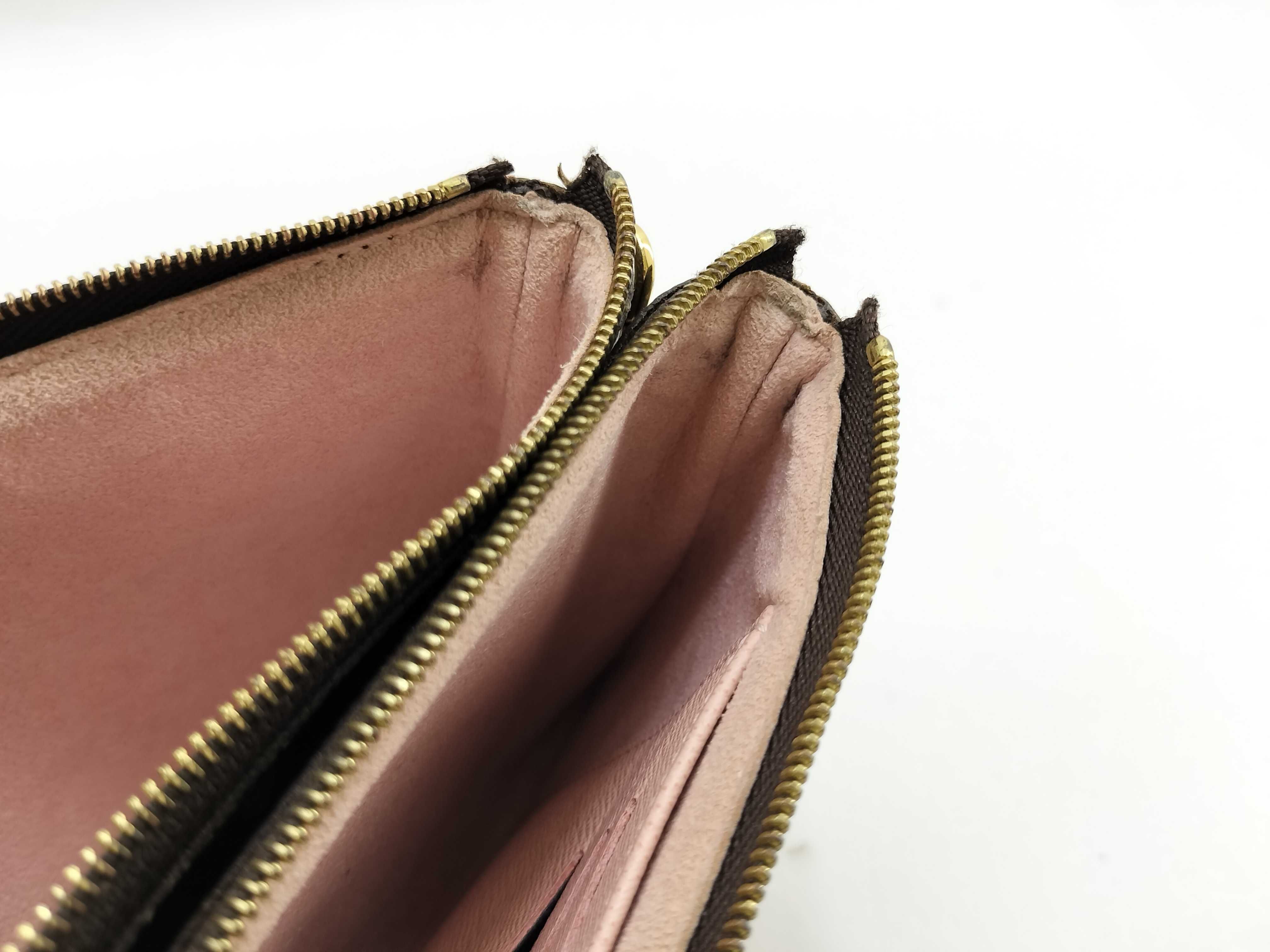 Monogram PH - Monogram Vivienne Pochette Double Zip M69744 Brown Canvas Pouch — view 13