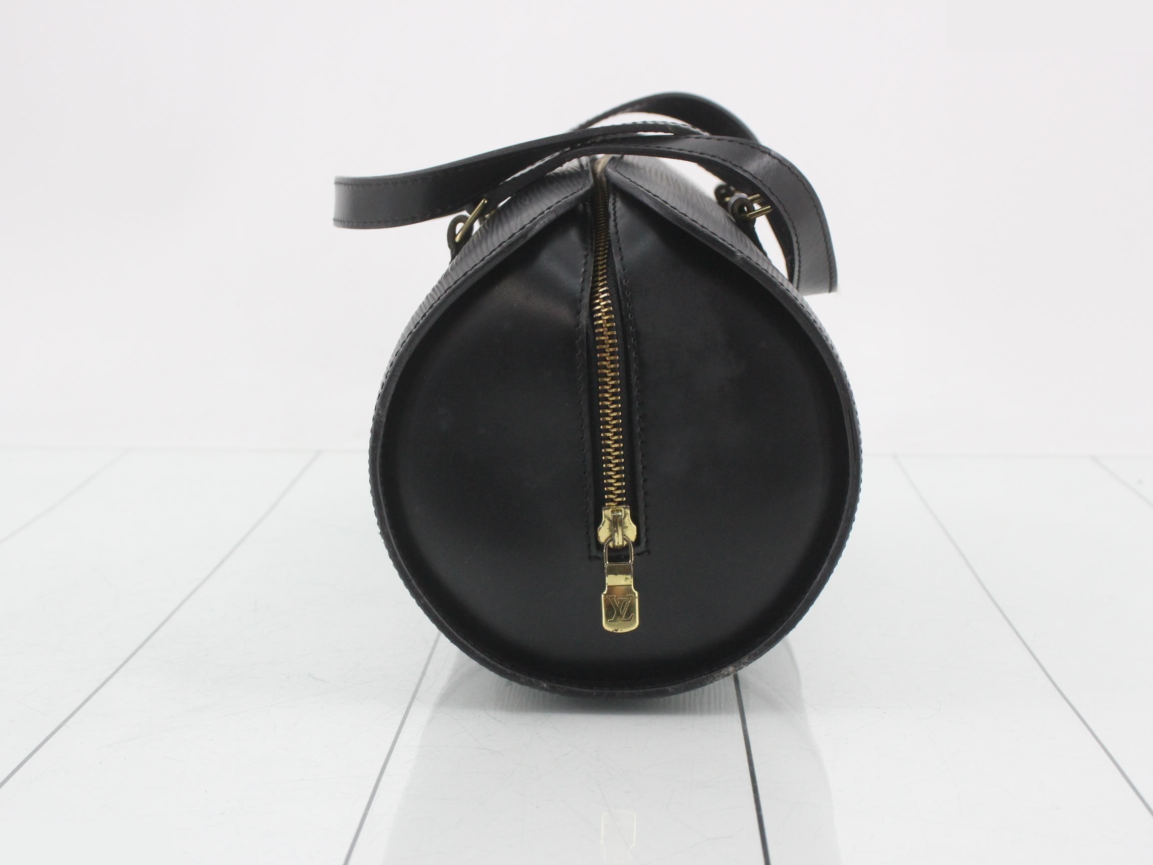 Soufflot Epi Leather Handbag with Child Compartment — view 4