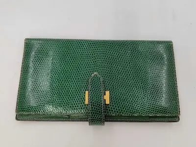 Bearn Lizard Green Wallet
