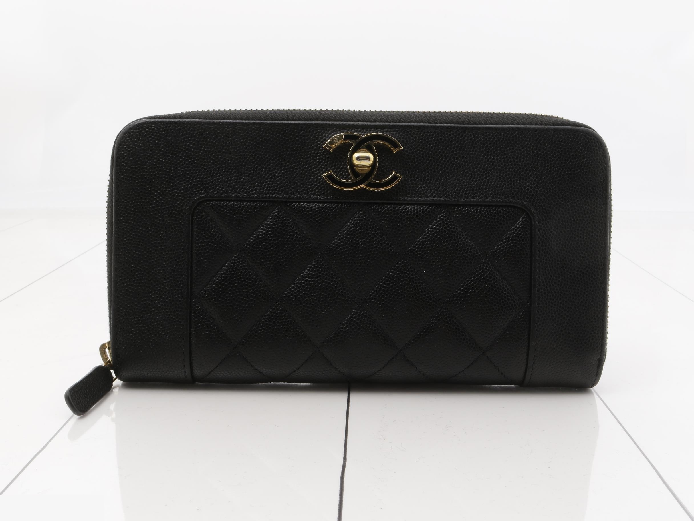 Mademoiselle Round Zipper Long Wallet, Series 30