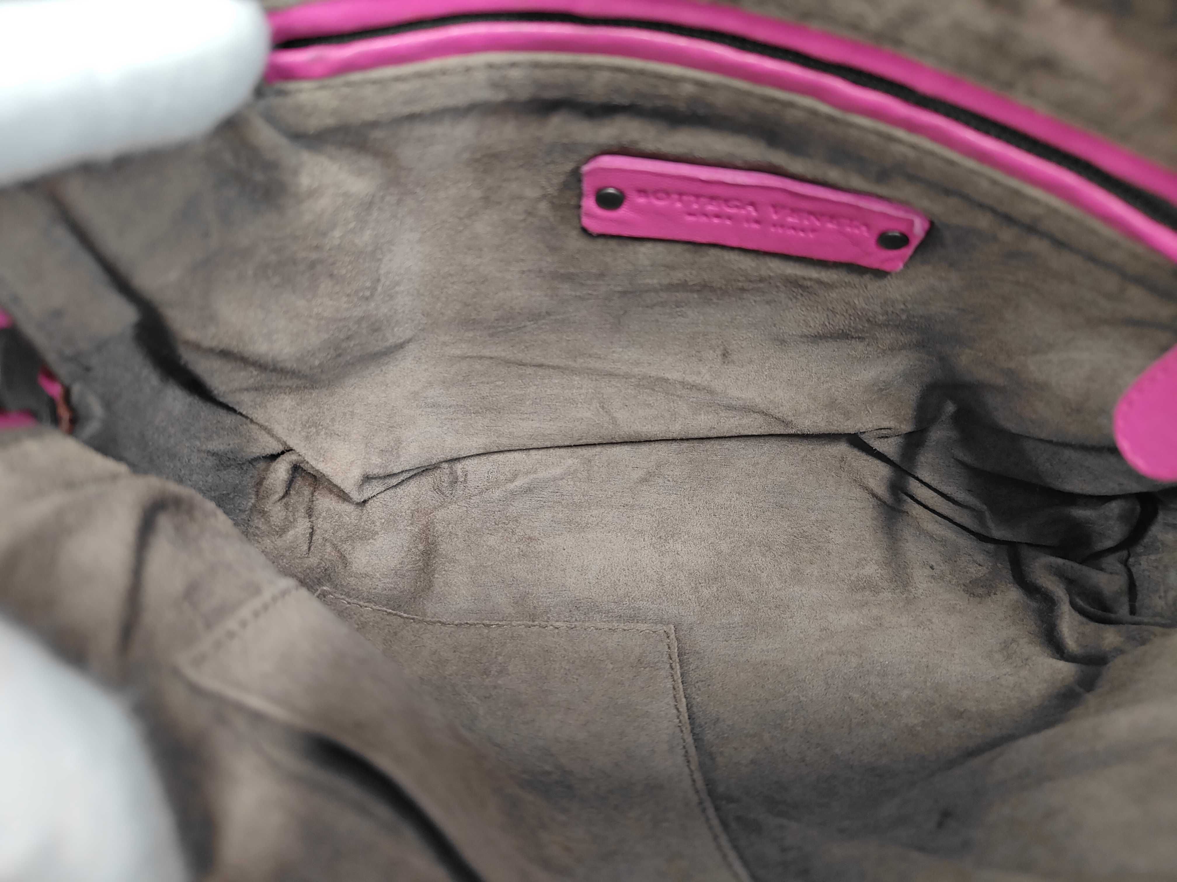 Nodini Intrecciato Rose Red Lambskin Shoulder Bag — view 9