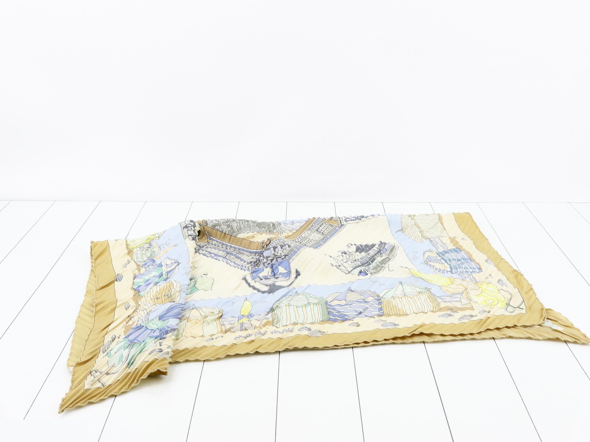 Silk scarf with tag — view 3