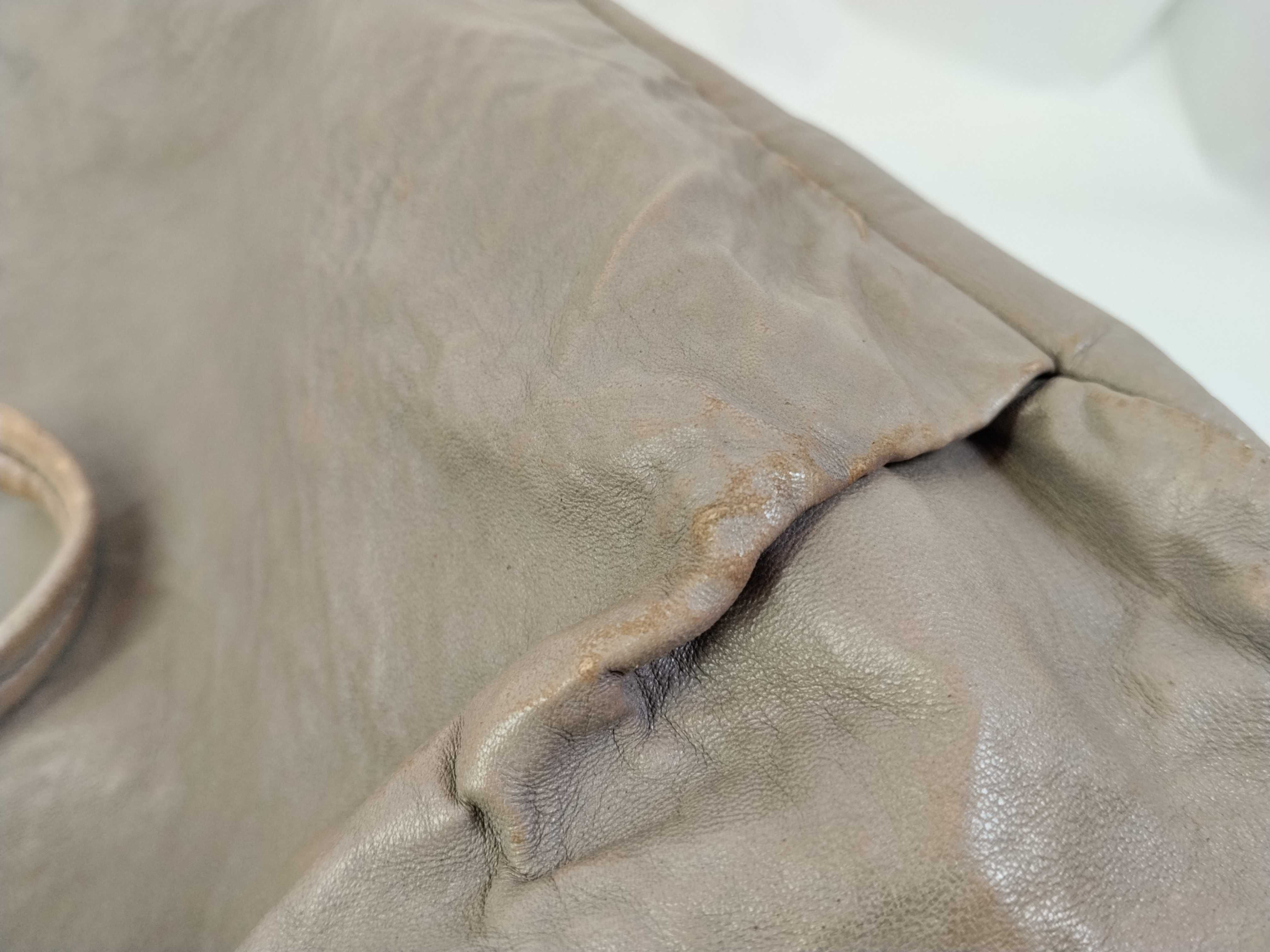 Side Ribbon Nappa Wrinkle Shoulder Bag (Handbag) — view 15