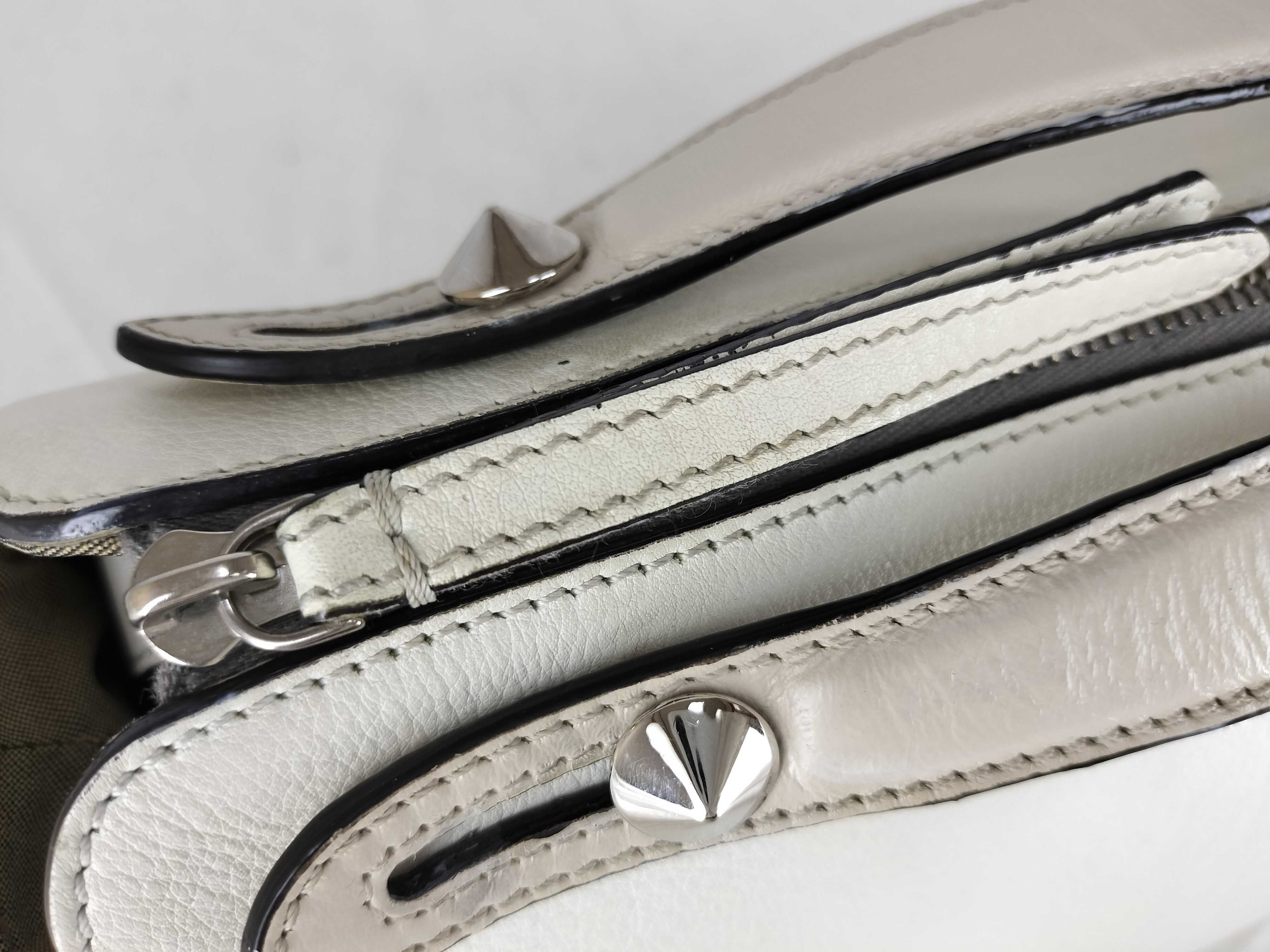 8BL124 By The Way White Leather Handbag — view 15