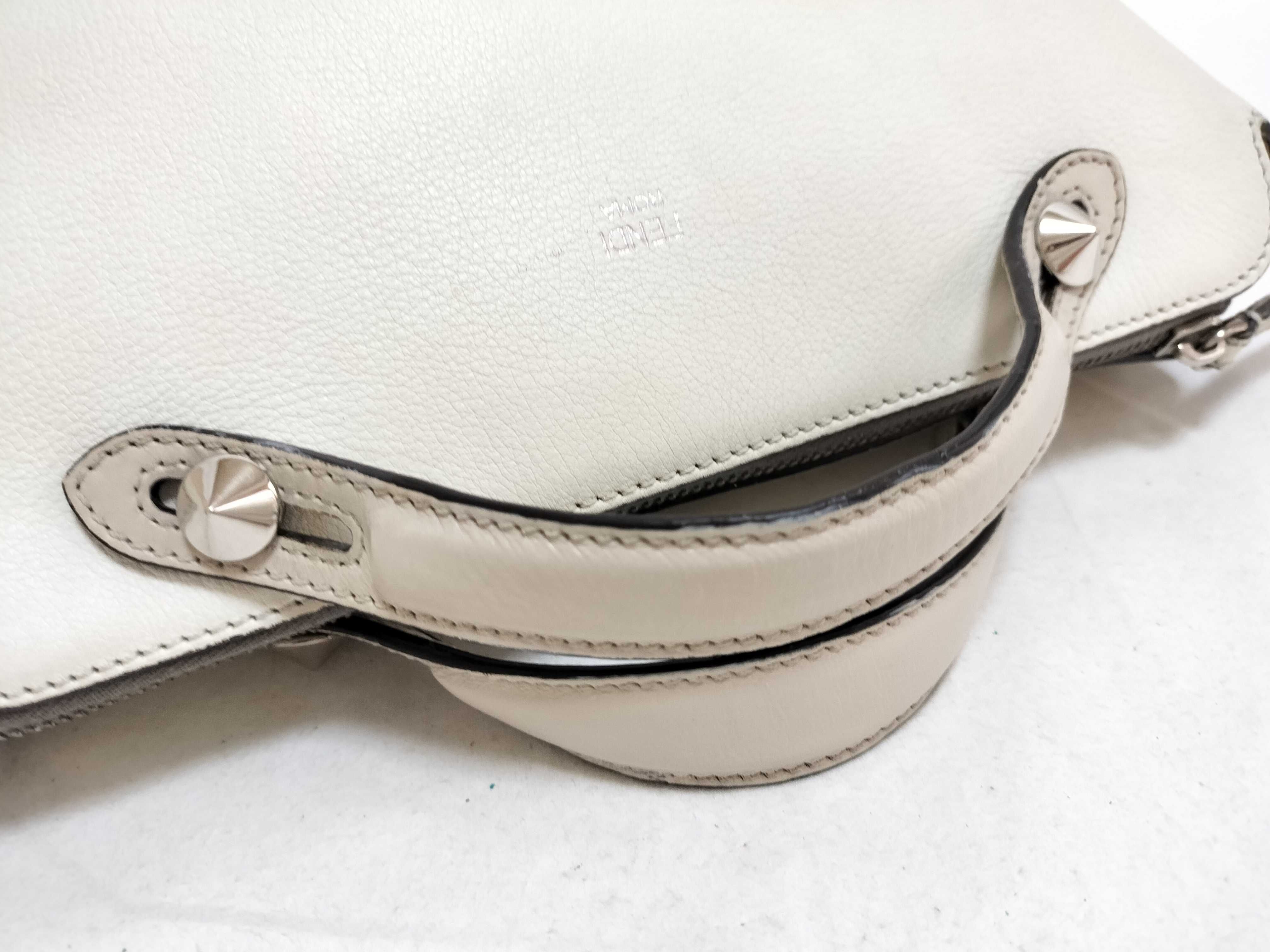 8BL124 By The Way White Leather Handbag — view 3