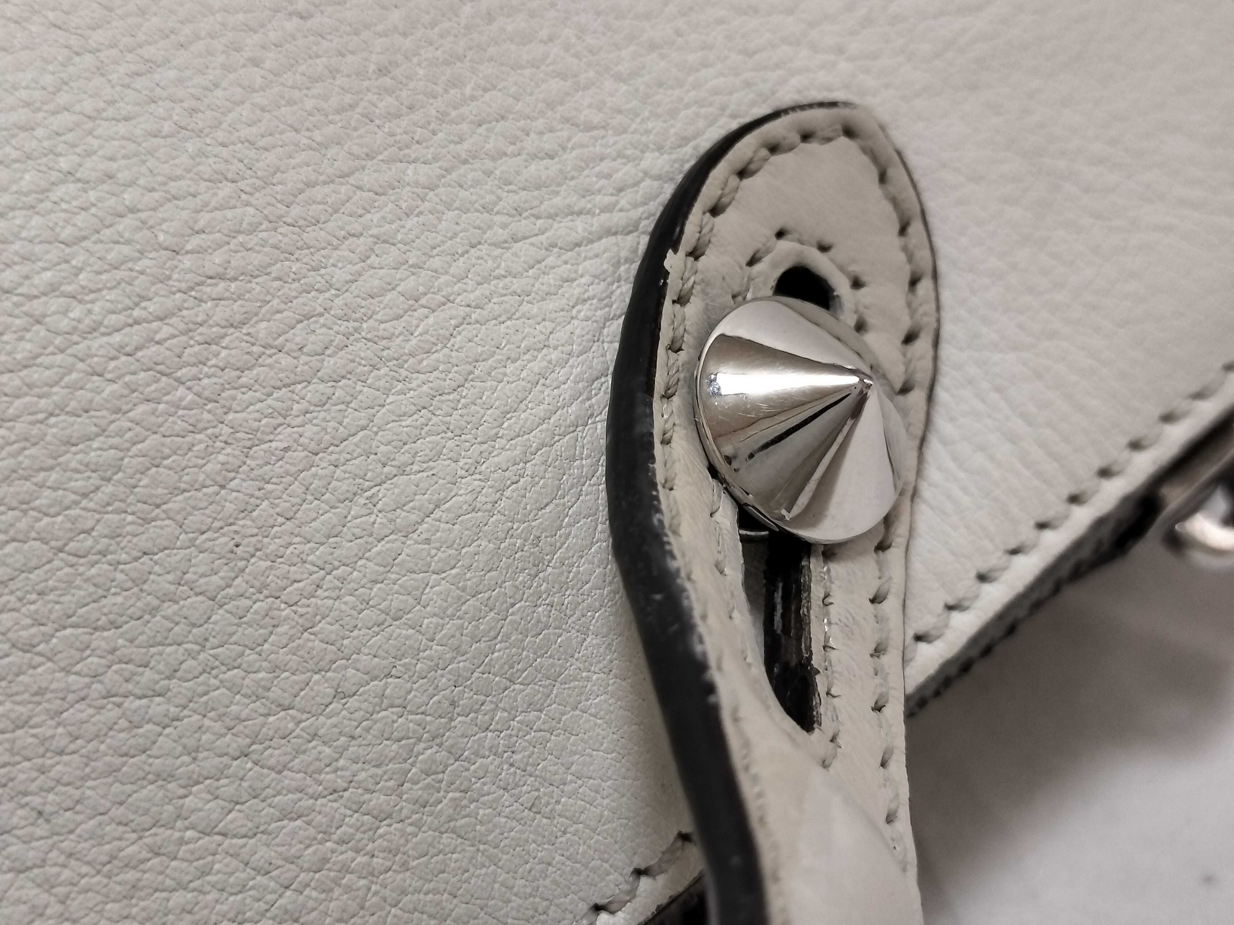 8BL124 By The Way White Leather Handbag — view 5
