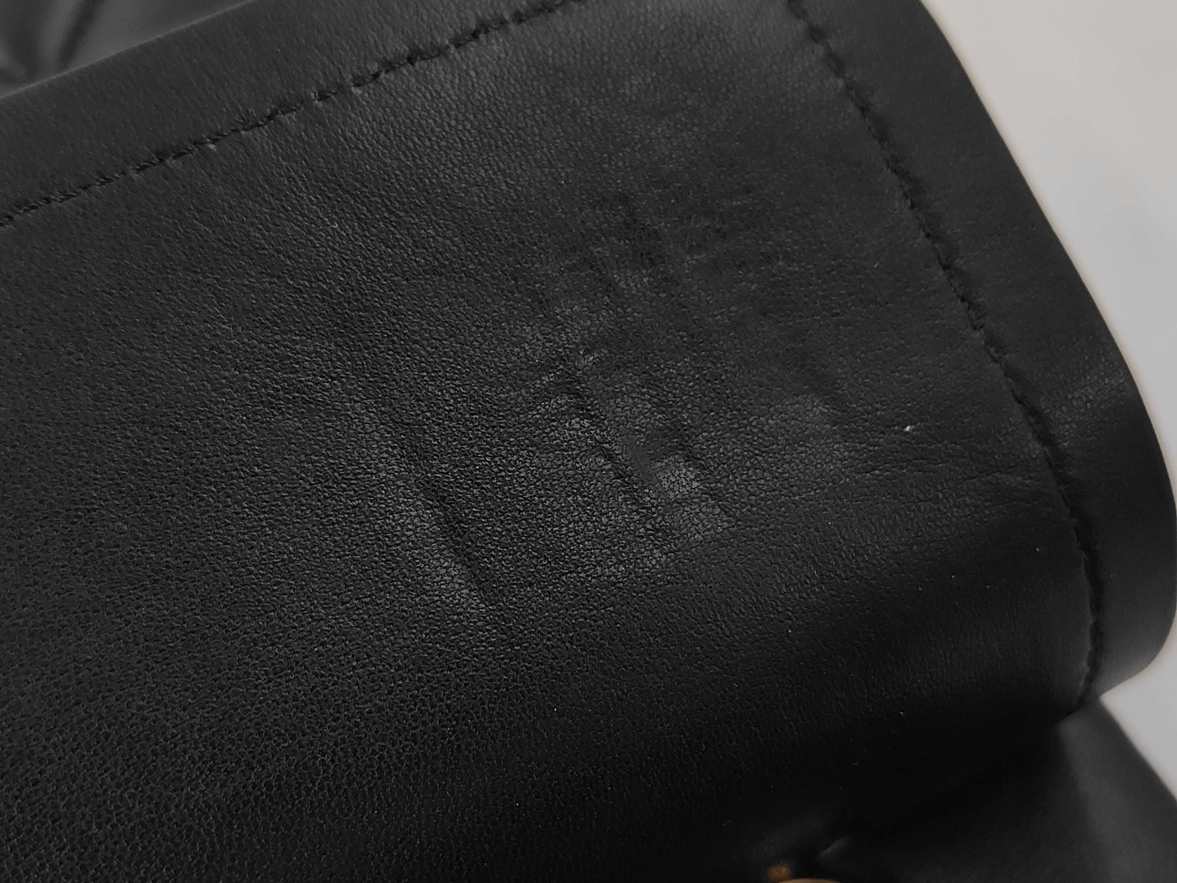 W-Flap 25 Chain Shoulder Bag, Matelassé Lambskin, Black GP Shoulder Bag — view 11