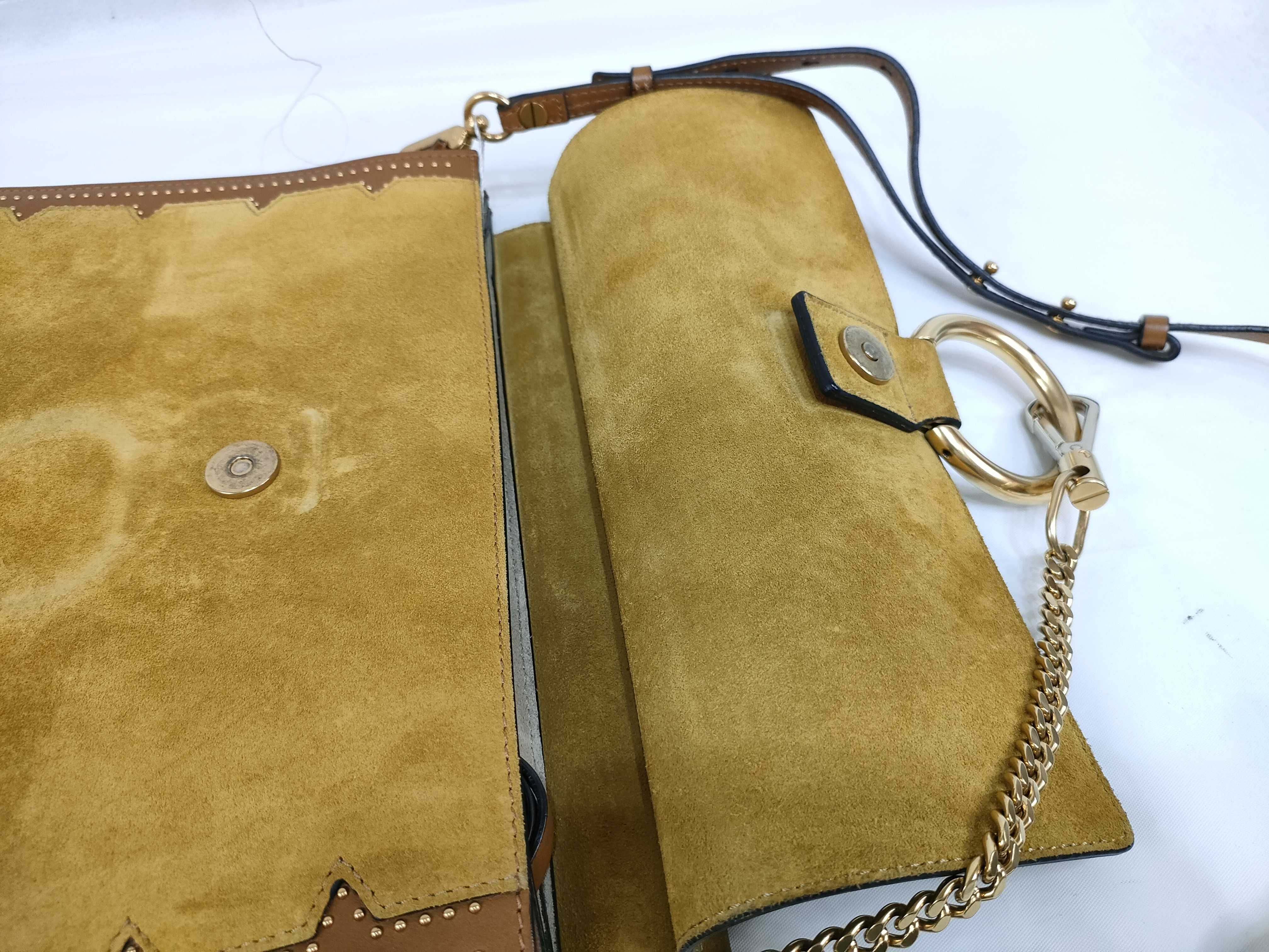 suede leather shoulder bag — view 11