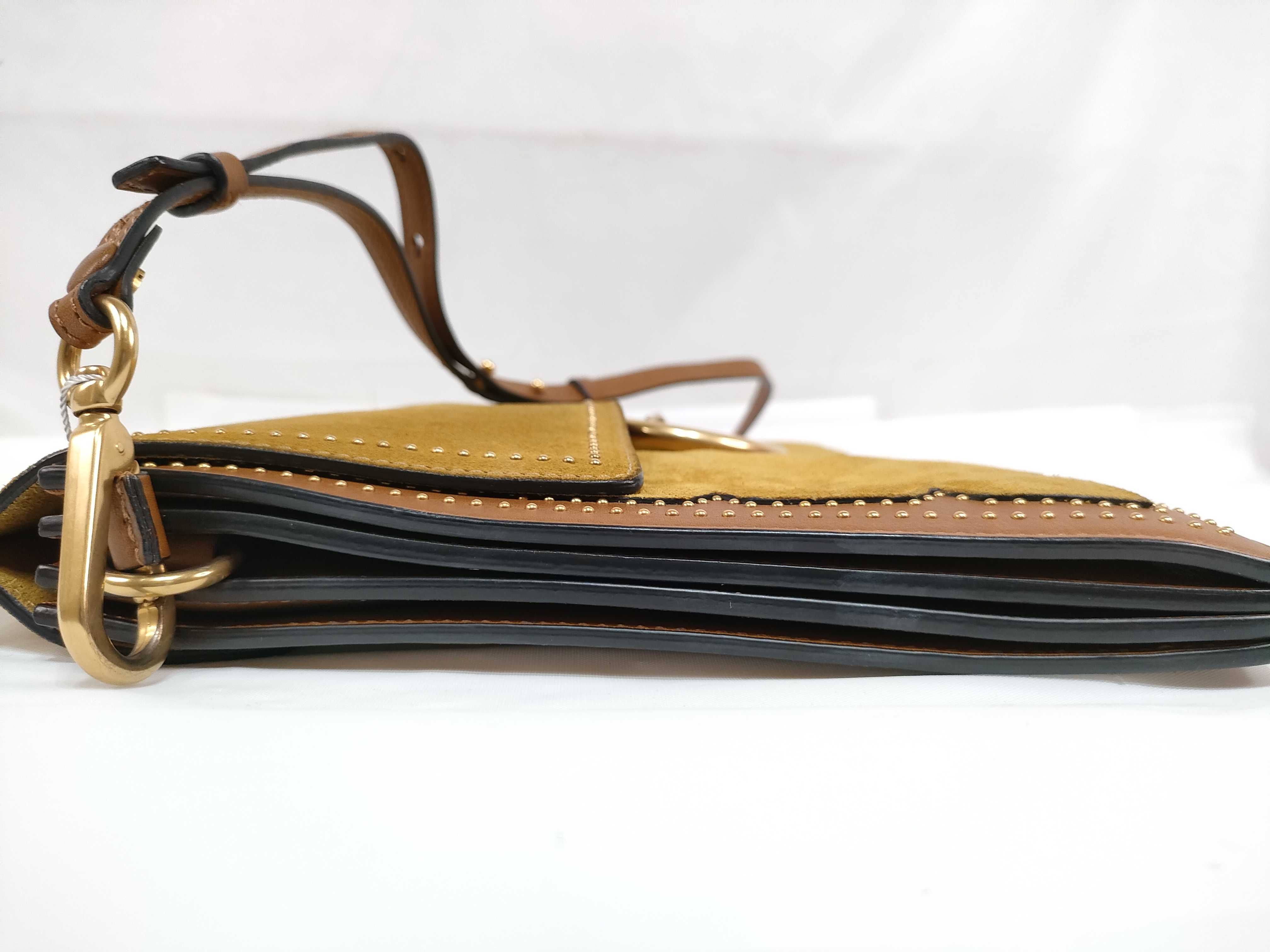 suede leather shoulder bag — view 8