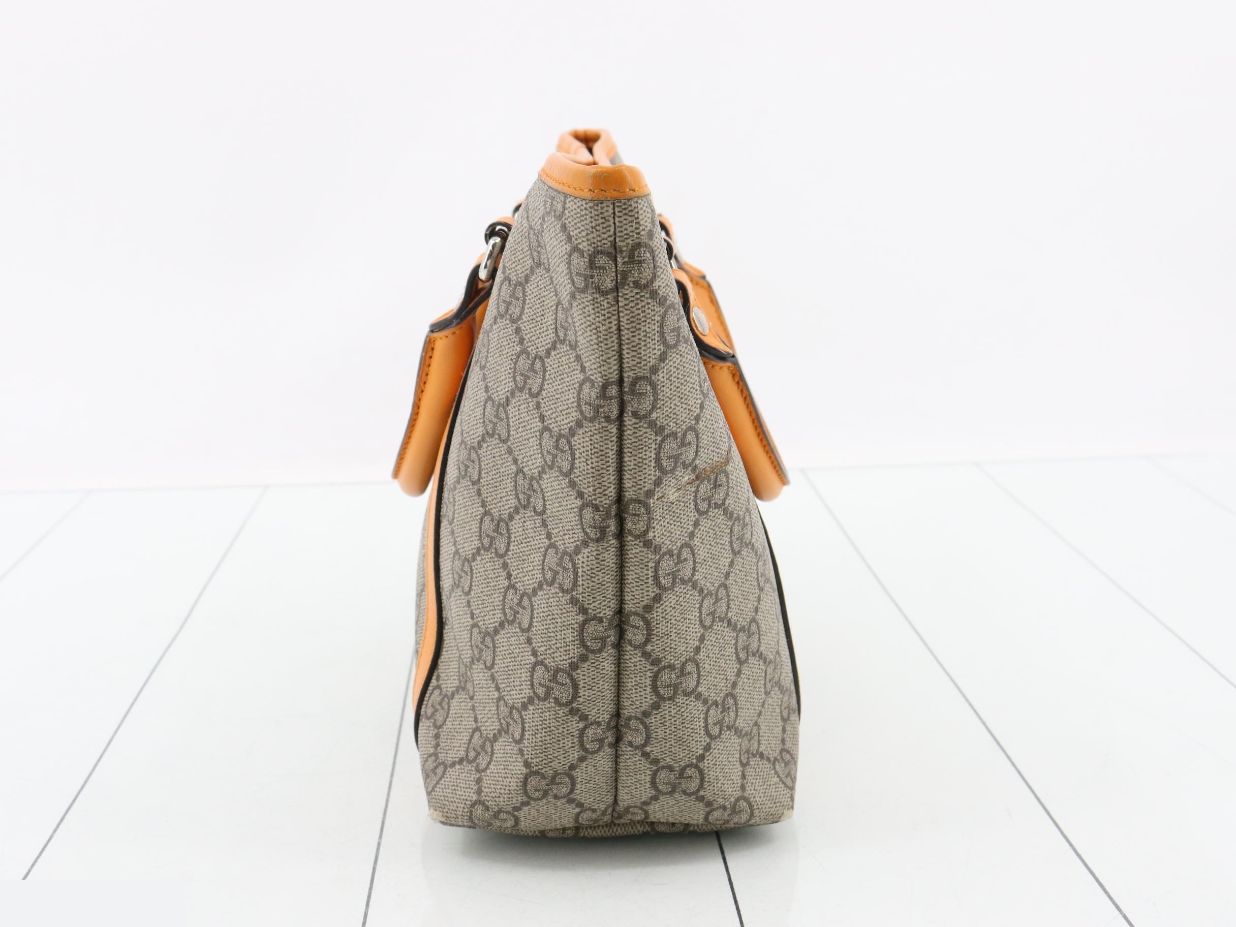 297557 GG Supreme Children's Handbag Beige Orange — view 3