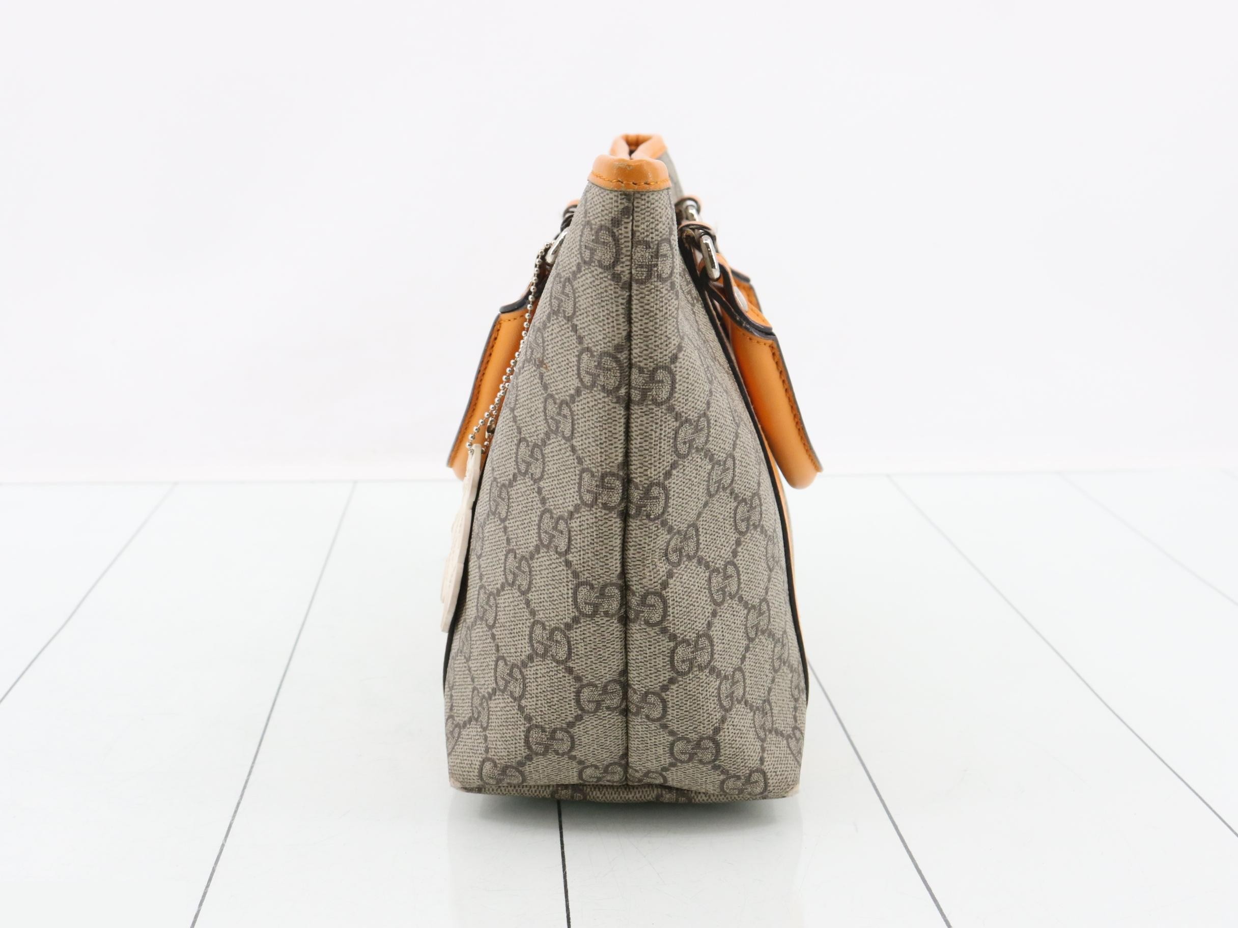 297557 GG Supreme Children's Handbag Beige Orange — view 4