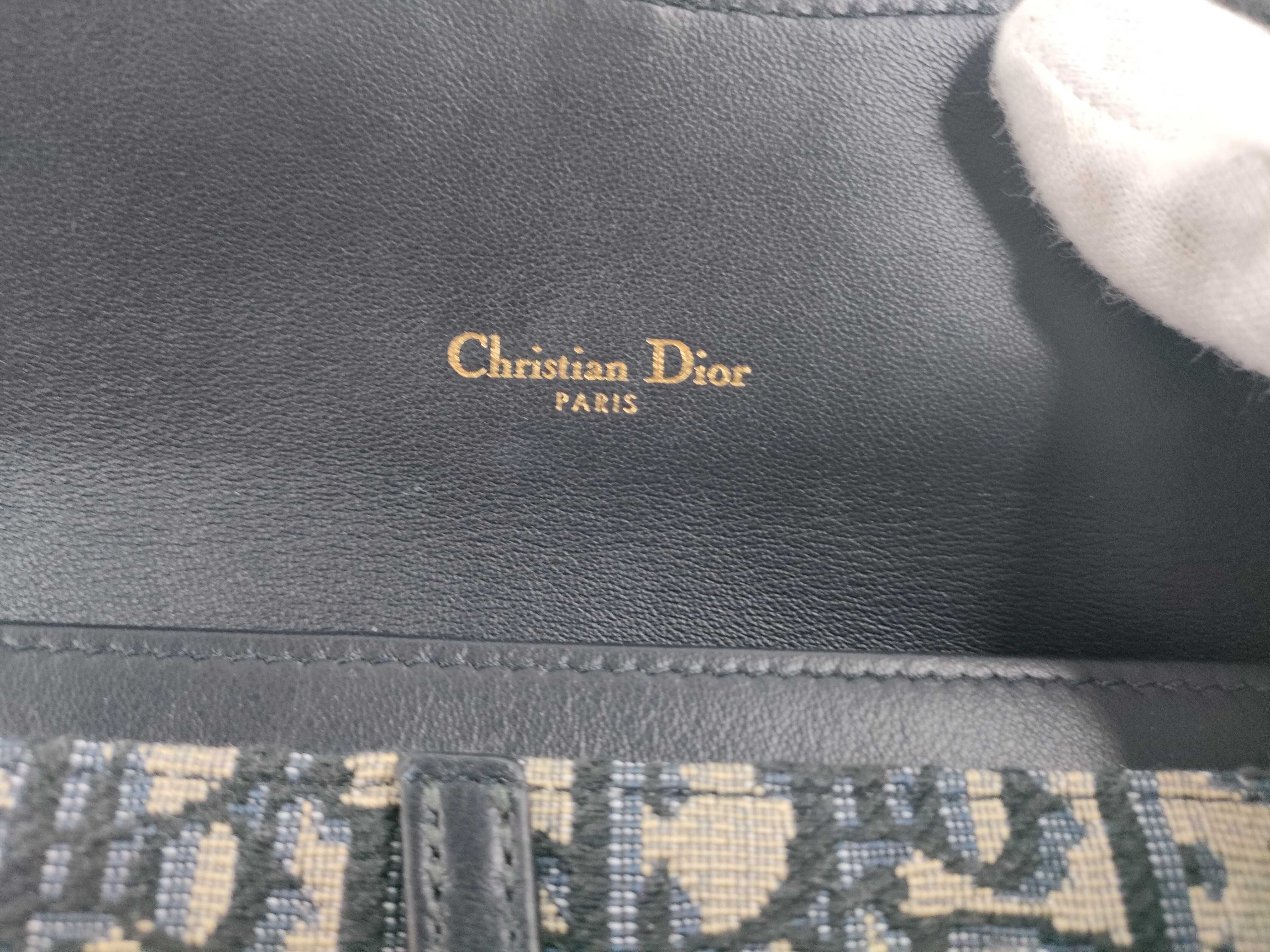 ID- Saddle 19 Canvas Blue Slingbag GHW 47MA1212 Shoulder Bag — view 10