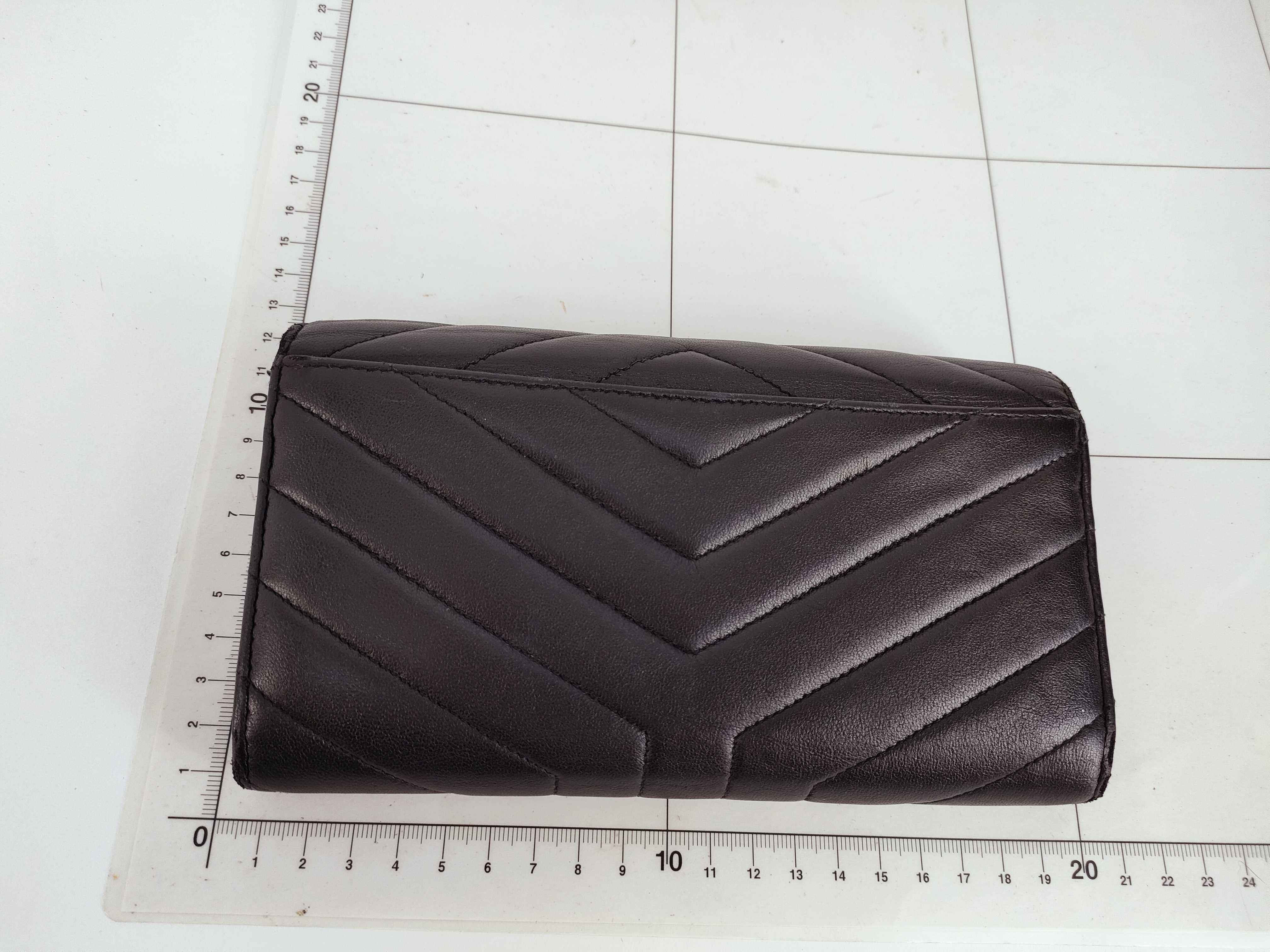 Caviar Skin Long Wallet, Black, with Box — view 2