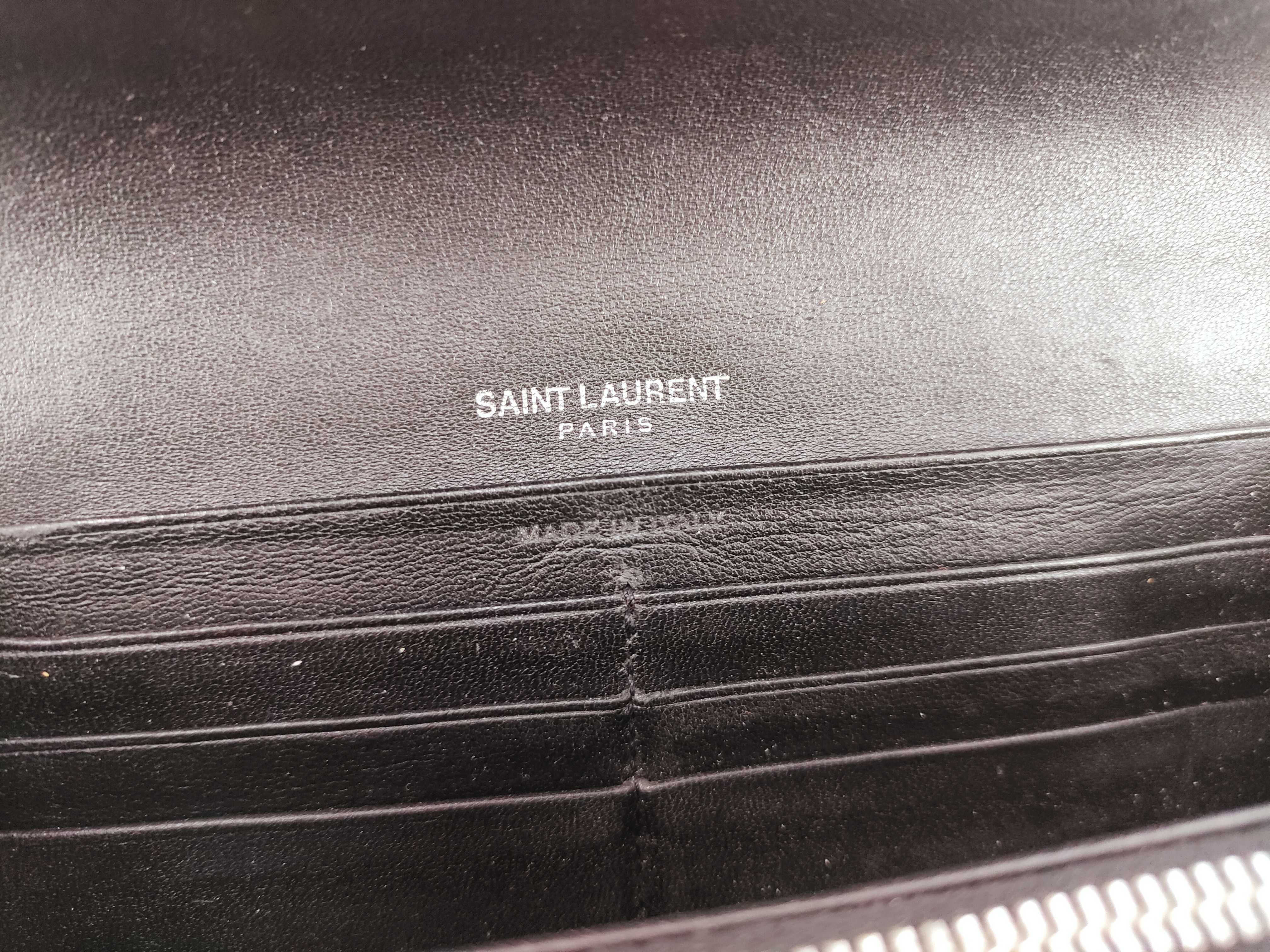 Caviar Skin Long Wallet, Black, with Box — view 12