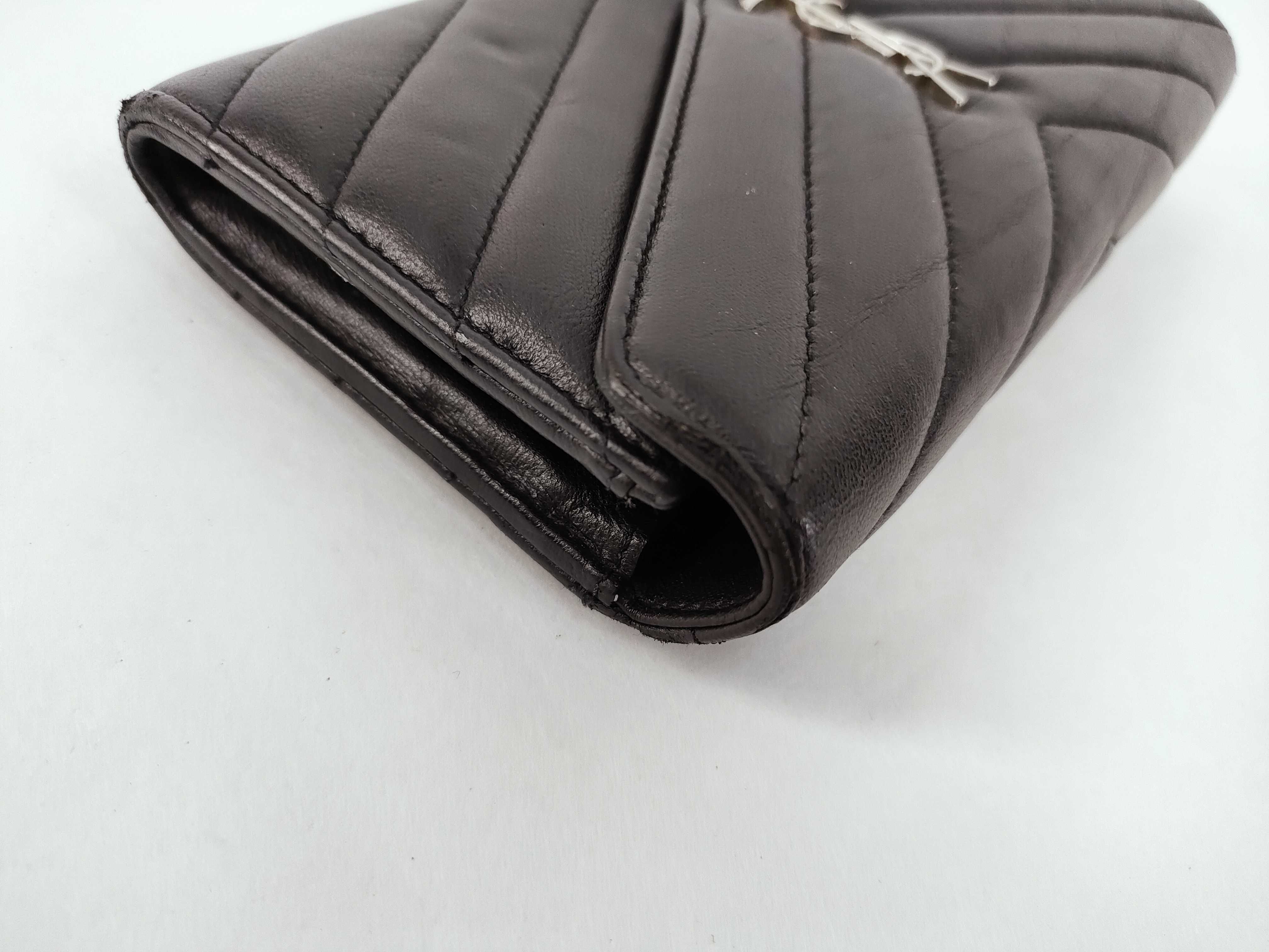 Caviar Skin Long Wallet, Black, with Box — view 3