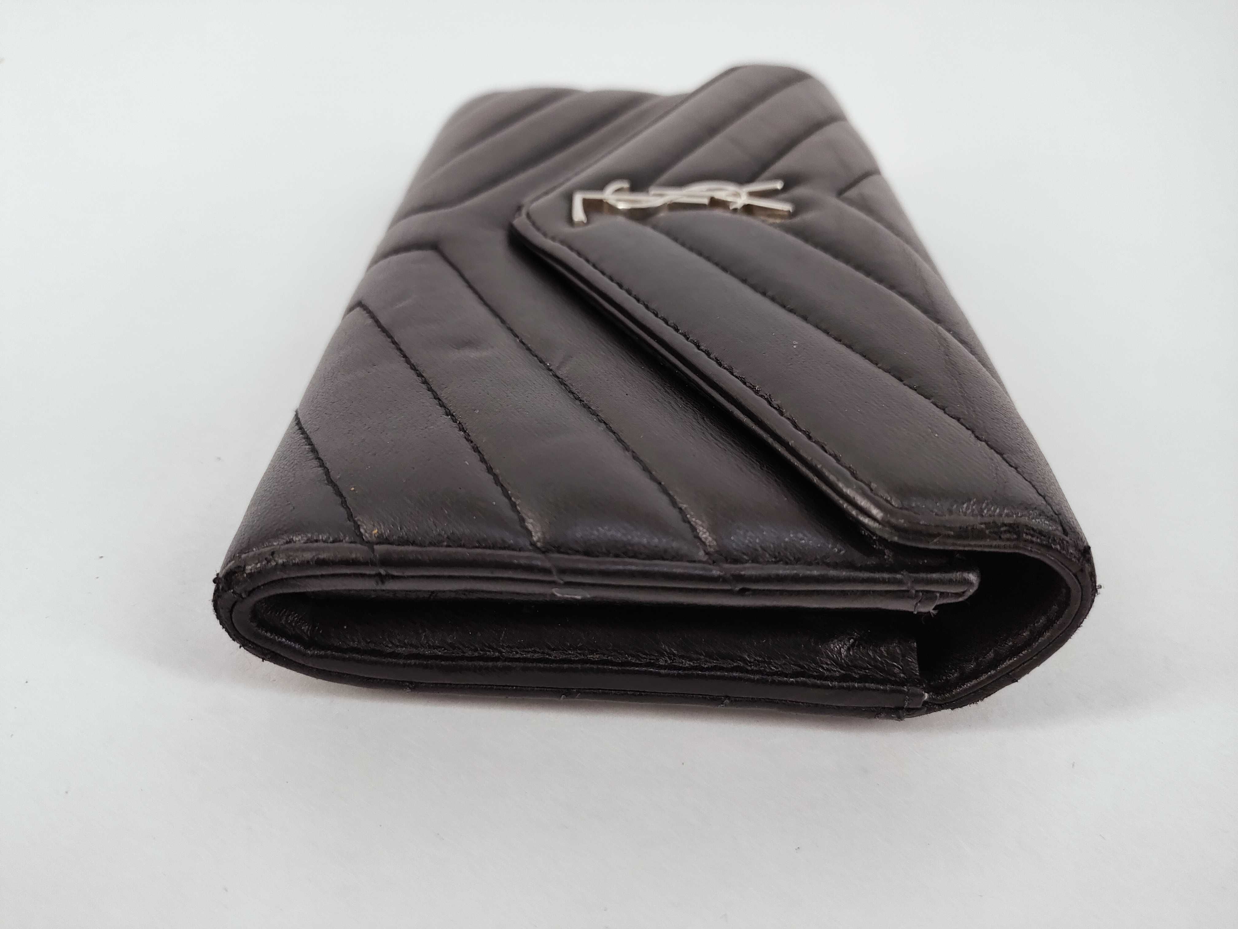 Caviar Skin Long Wallet, Black, with Box — view 4
