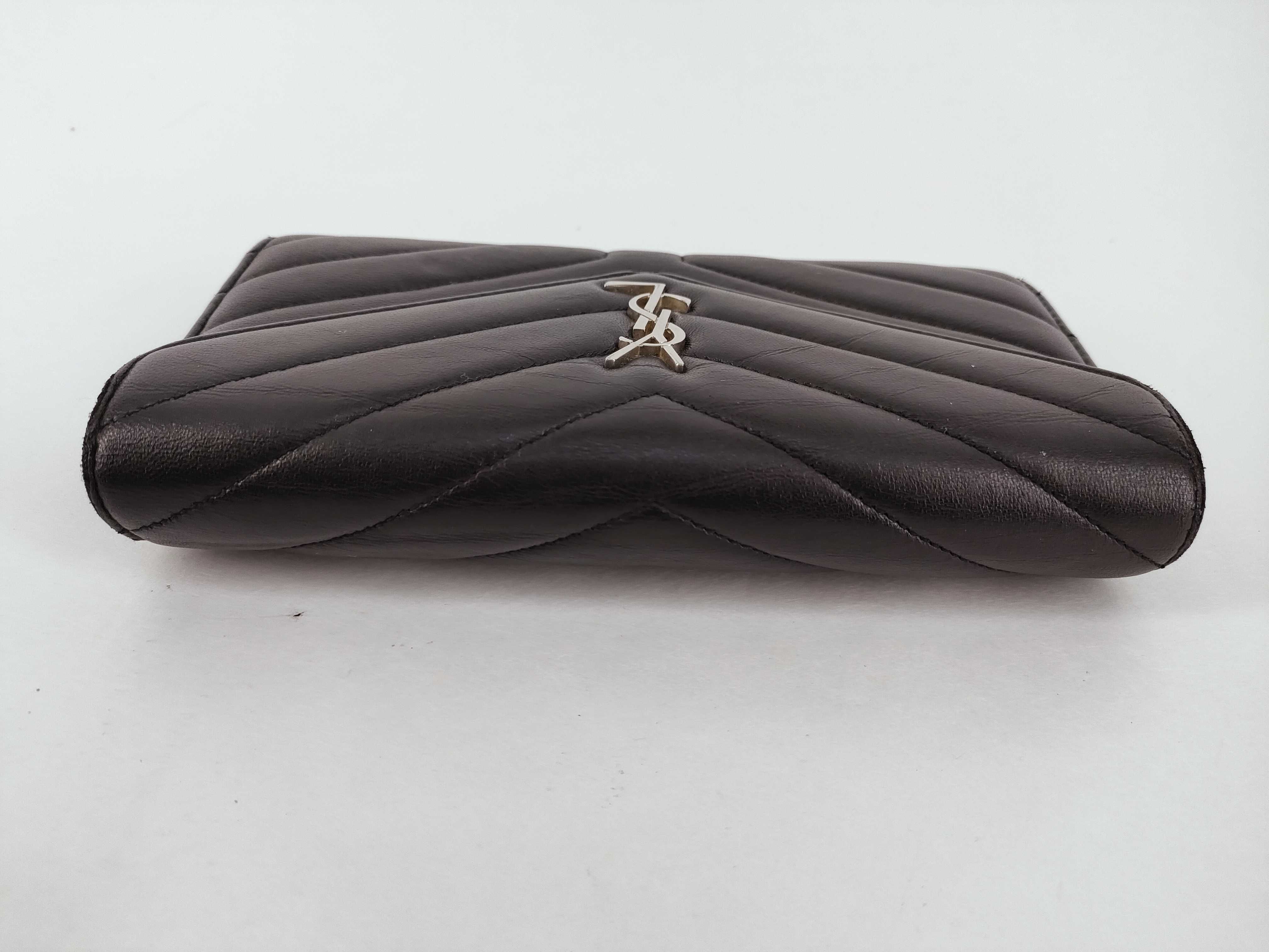 Caviar Skin Long Wallet, Black, with Box — view 7